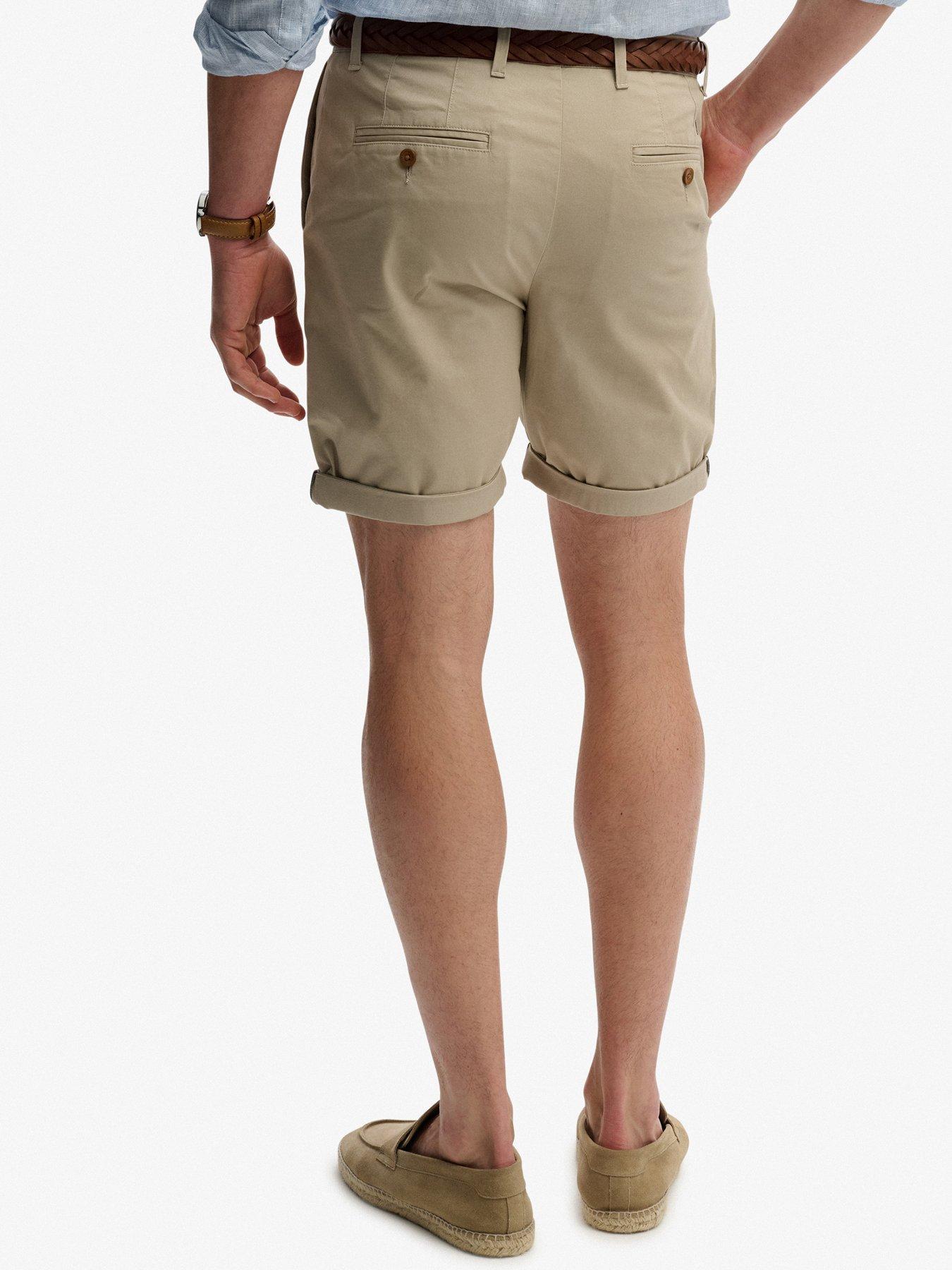 Image 2 of 6 of Superdry Premium Regular Chino Shorts - Beige