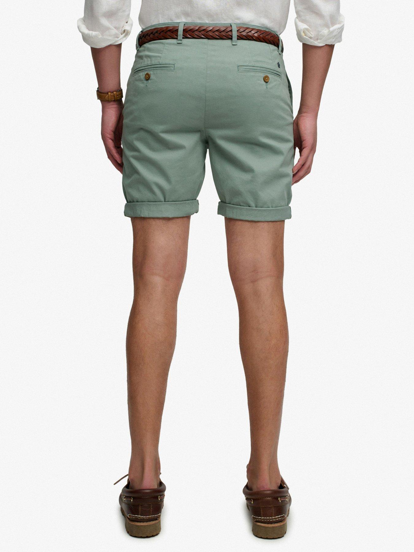 Image 2 of 7 of Superdry Premium Regular Chino Shorts - Green