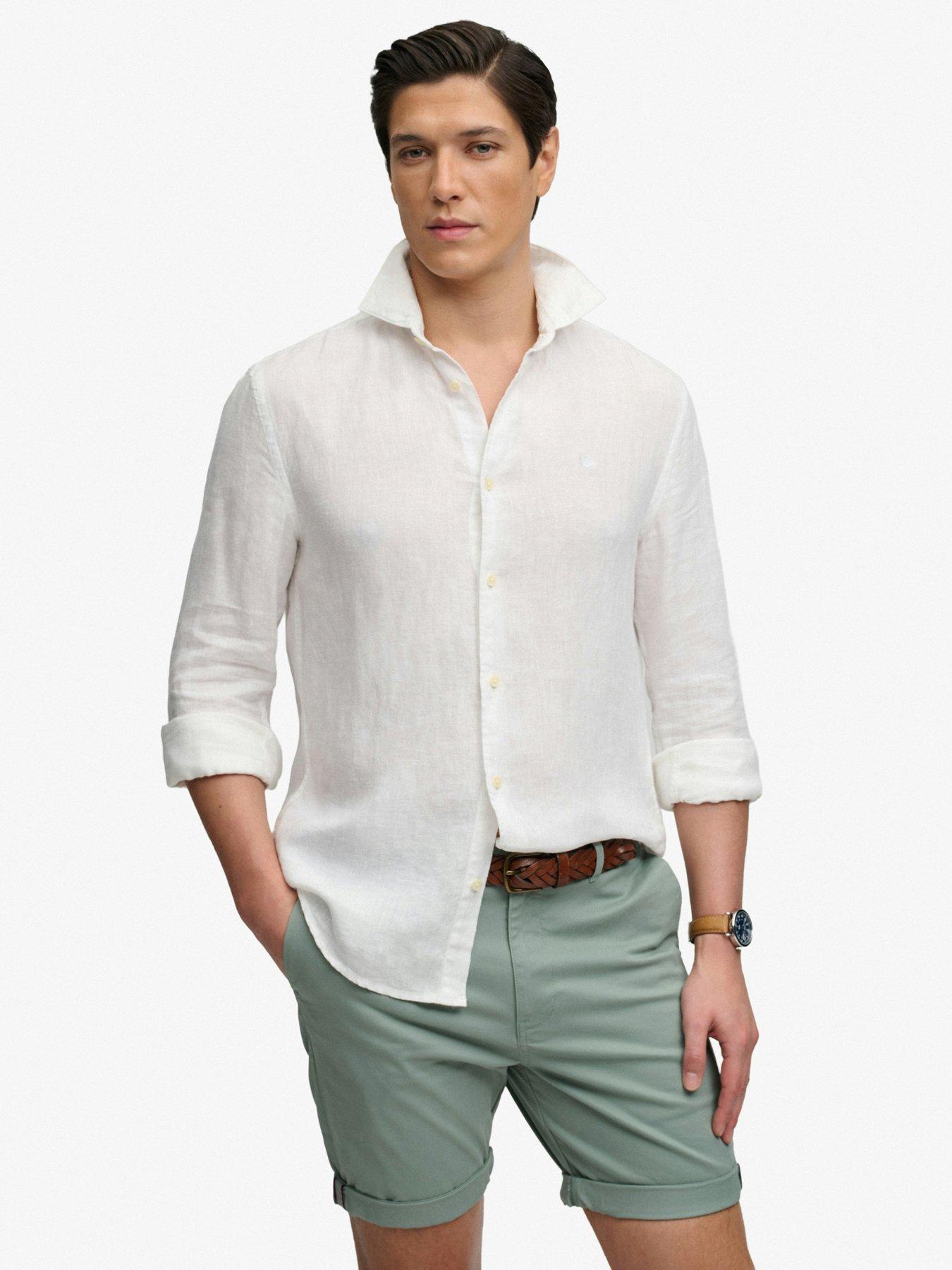 Image 5 of 7 of Superdry Premium Regular Chino Shorts - Green