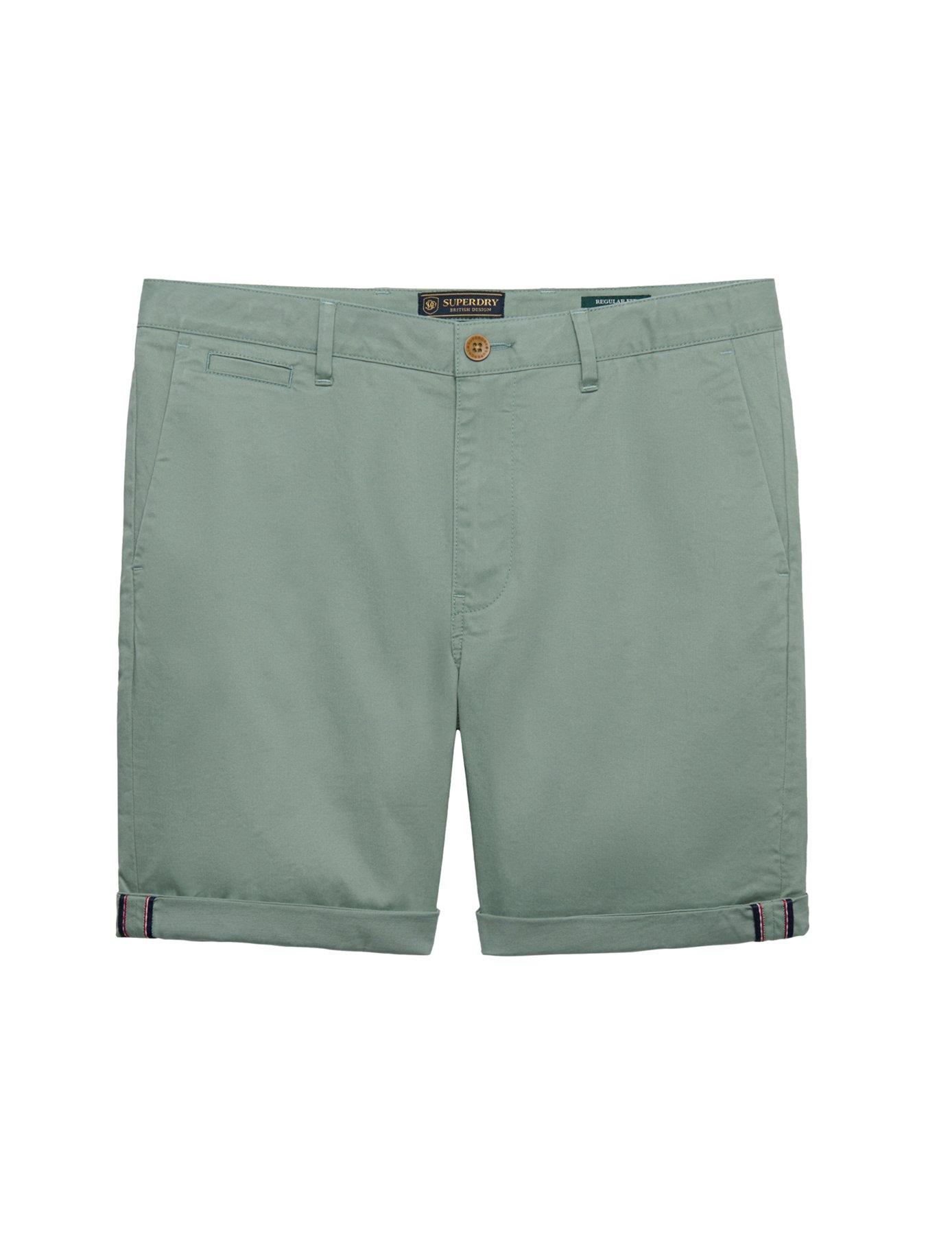 Image 7 of 7 of Superdry Premium Regular Chino Shorts - Green