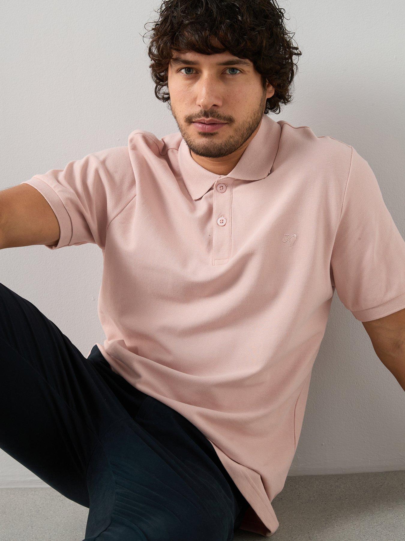 The Very Collection Pure Cotton Pique Polo - Pink