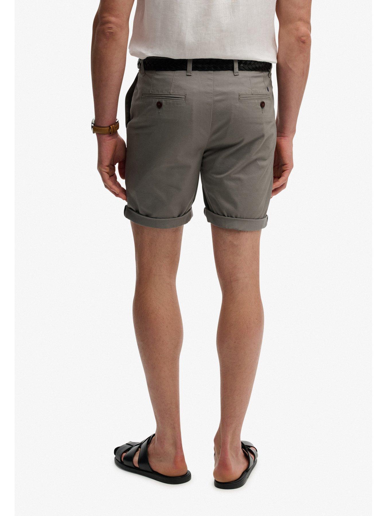 Image 2 of 5 of Superdry Premium Regular Chino Shorts - Grey