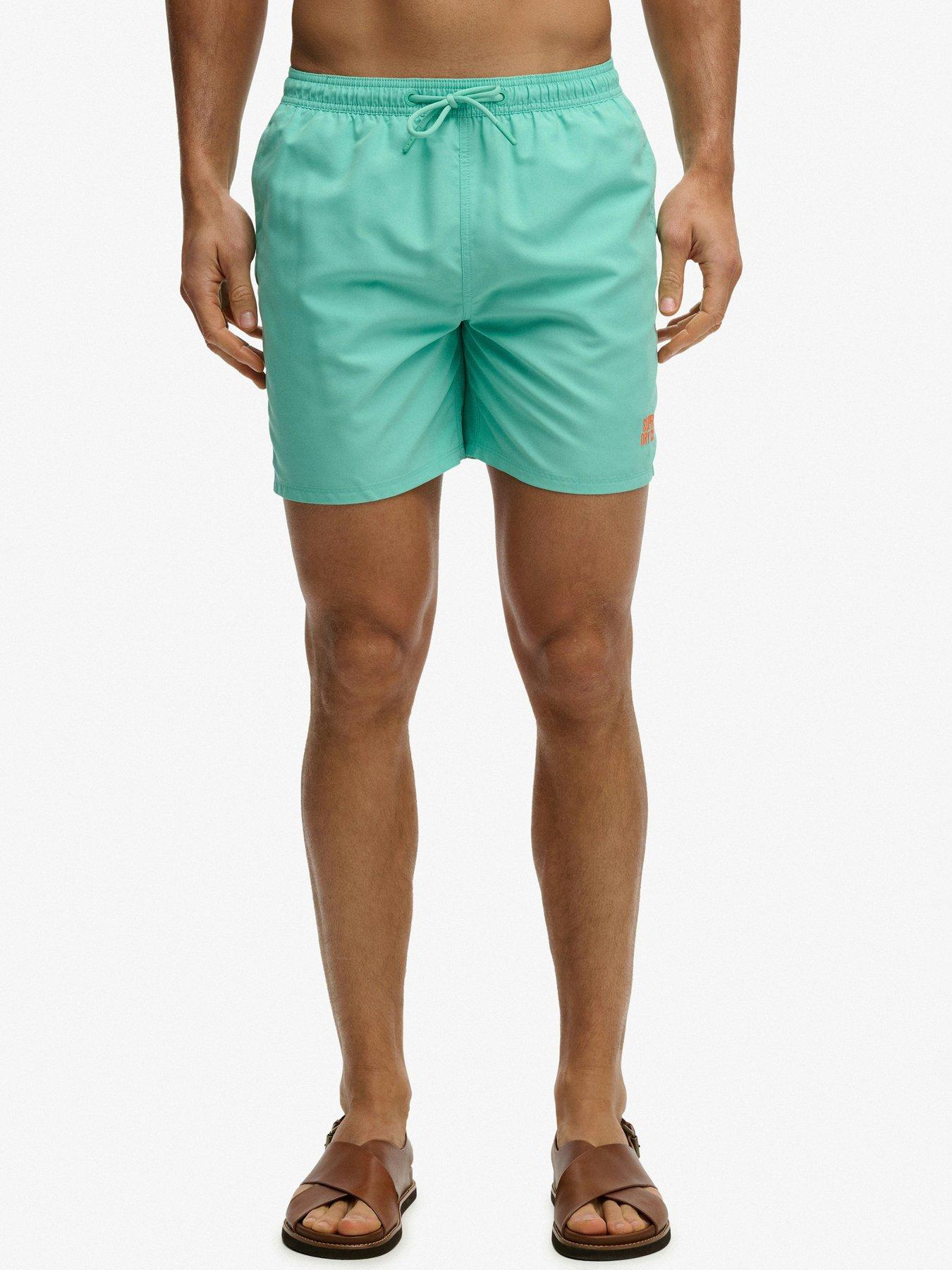 Image 1 of 5 of Superdry Essential 16" Swim Shorts - Green