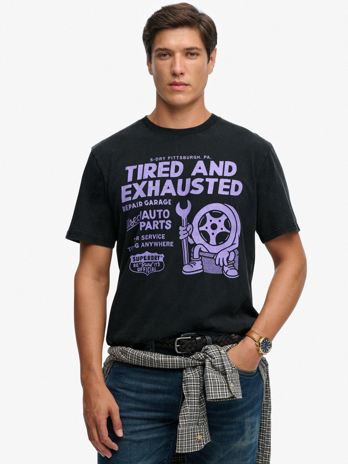 Superdry Local Business Graphic Loose Fit T-Shirt - Black