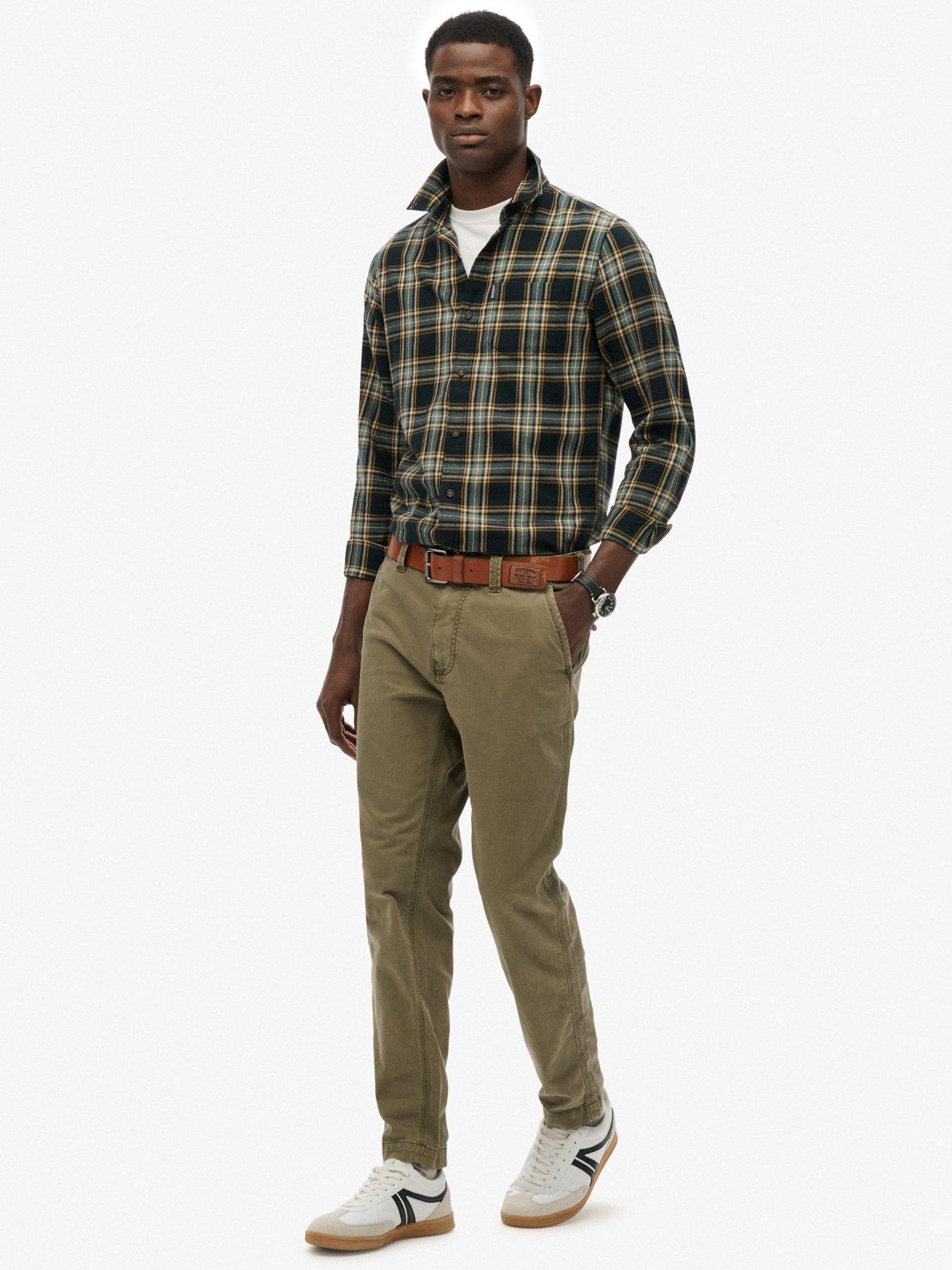 Image 6 of 7 of Superdry Superdry Utility Chino Trouser - Green