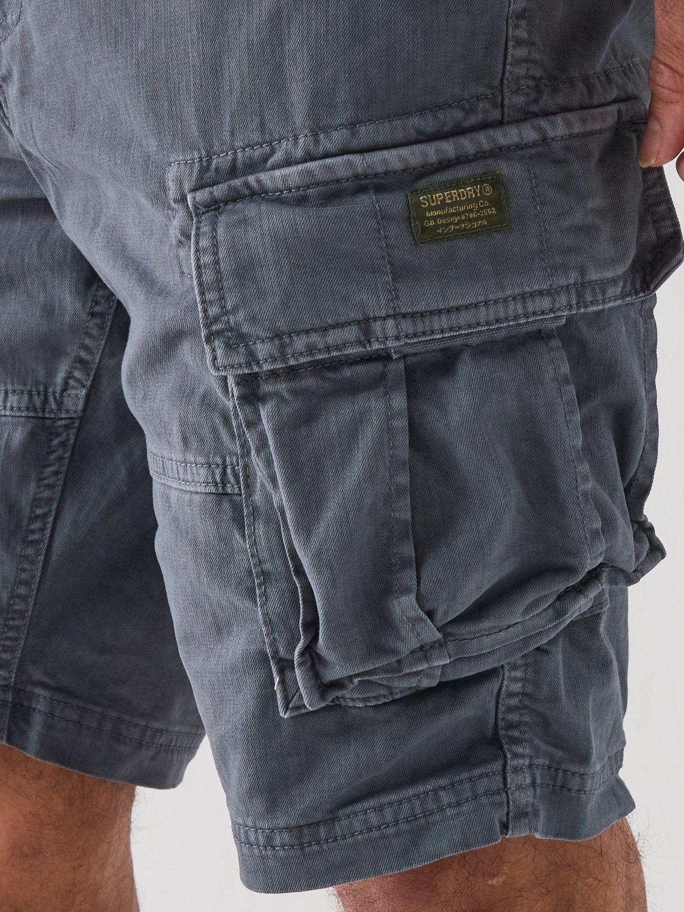 Image 4 of 6 of Superdry Core Cargo Shorts - Dark Grey