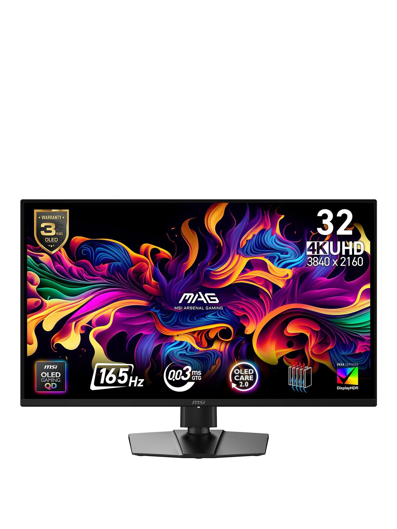 MSI MAG 322UP QD-OLED E16 32-inch, 4K UHD, 165Hz, 0.03ms, Adaptive-Sync Gaming Monitor