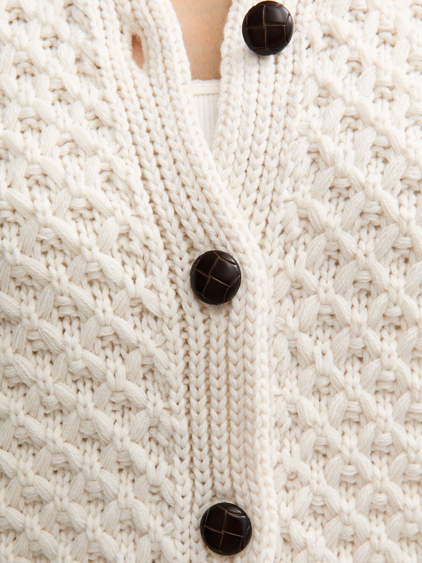 new-look-cream-chunky-crew-neck-cardigandetail