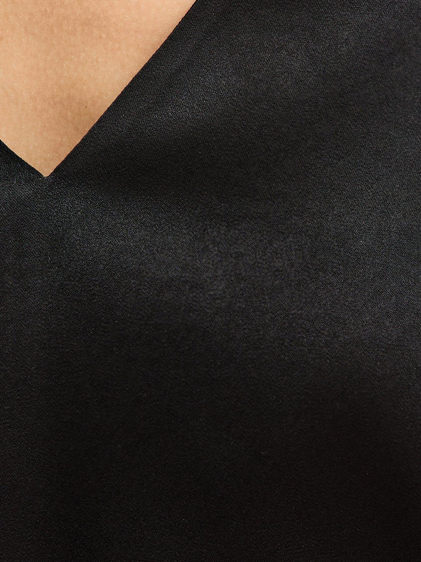 new-look-black-satin-v-neck-topdetail