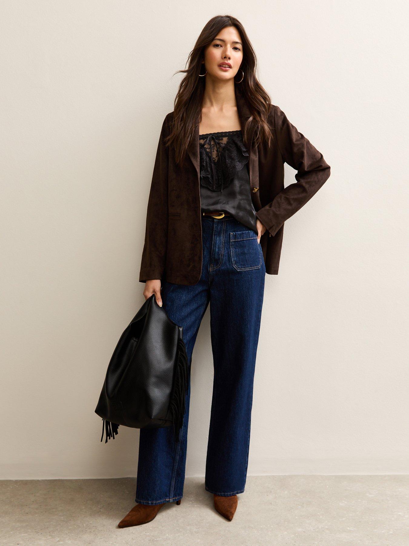 new-look-black-lace-frill-cami-topback