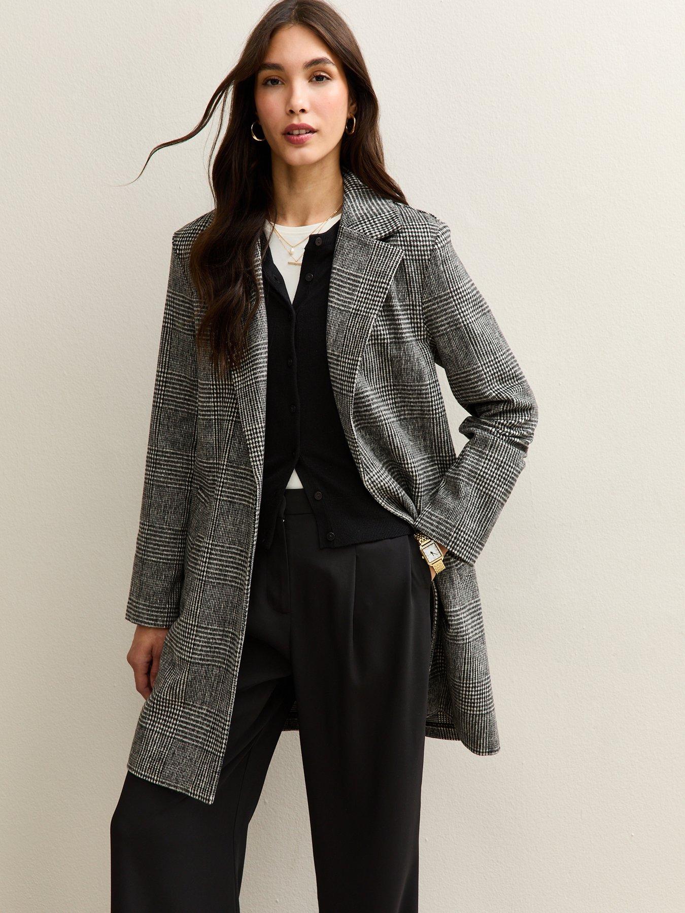 new-look-black-check-collared-coat