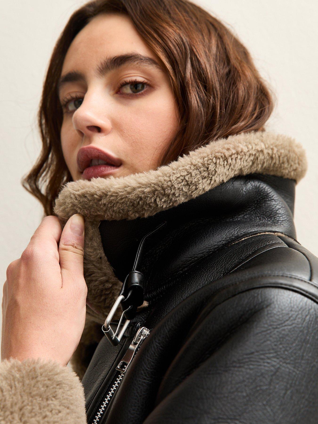 new-look-faux-shearling-jacket-blackoutfit