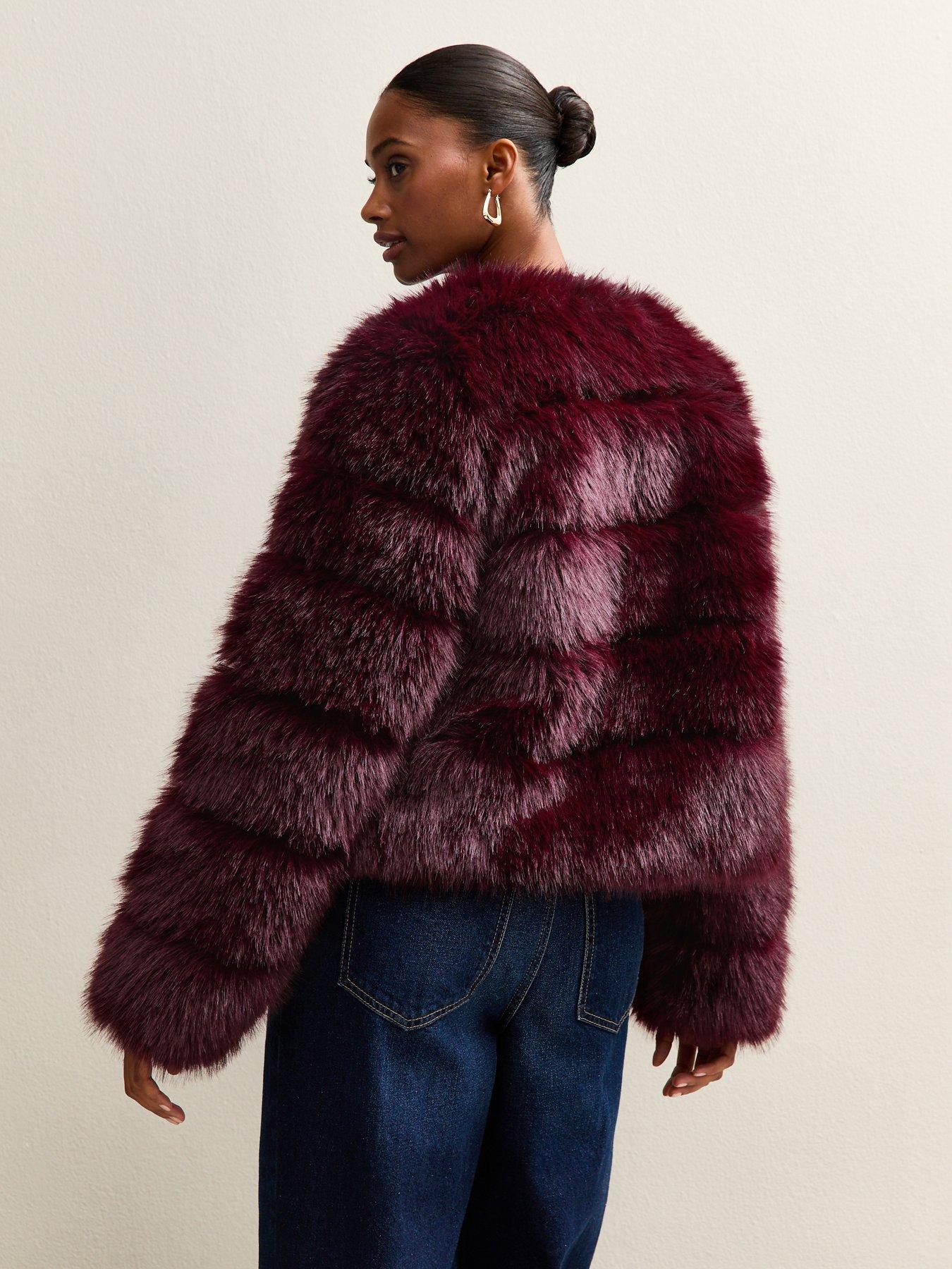 new-look-panelled-faux-fur-jacket-burgundystillFront