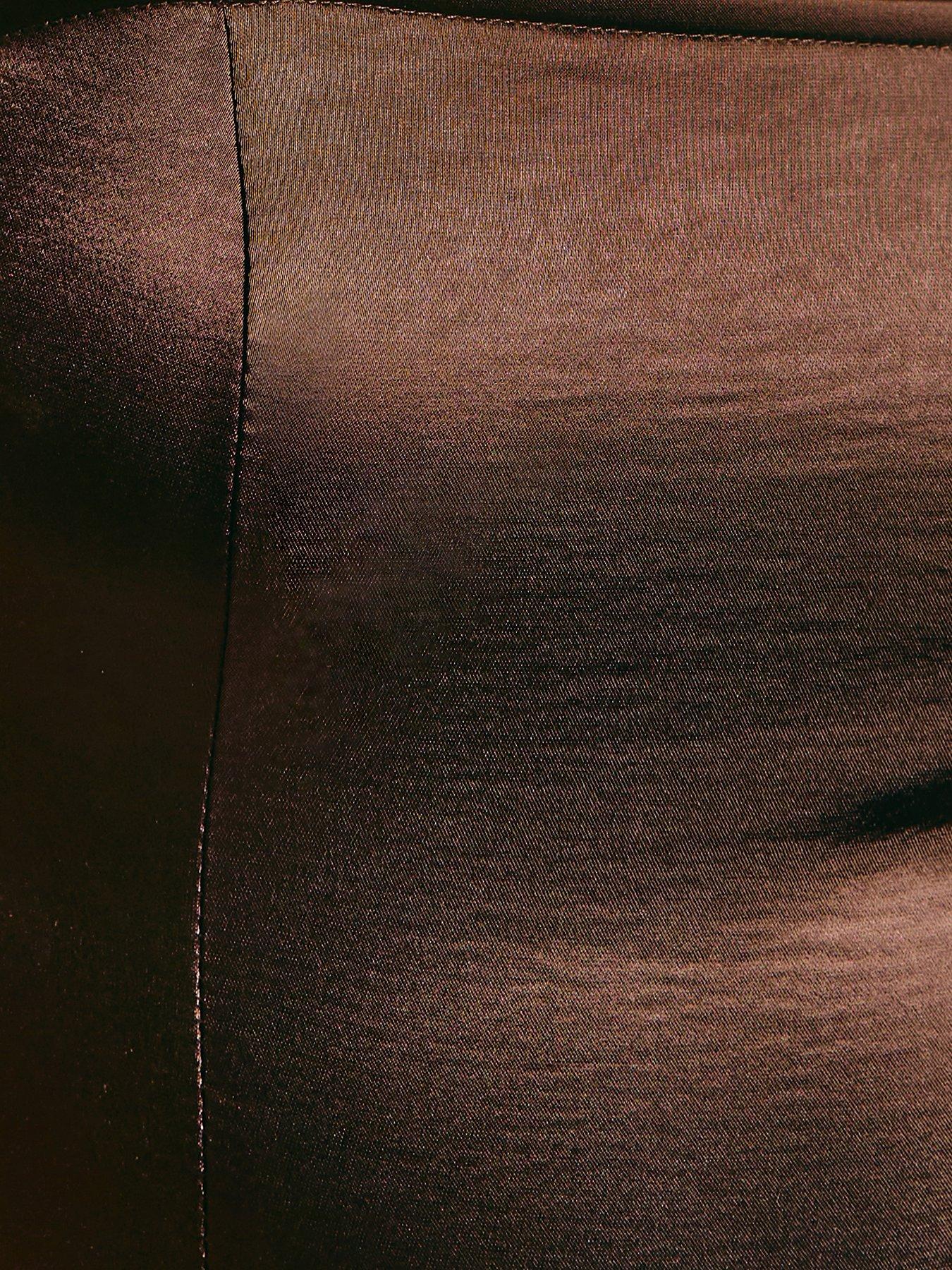 Image 5 of 5 of New Look Mid&nbsp;Satin Ruched Strap Cami -&nbsp;Brown&nbsp;