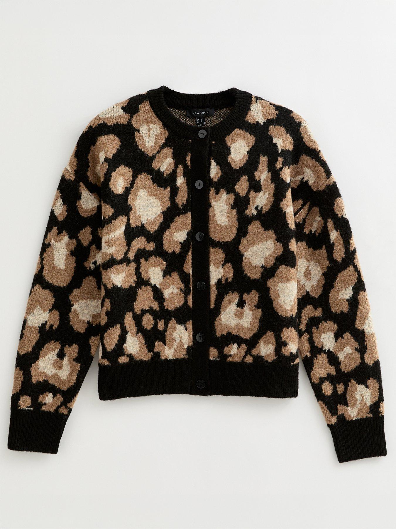 new-look-leopard-print-crew-neck-cardigan-blackdetail