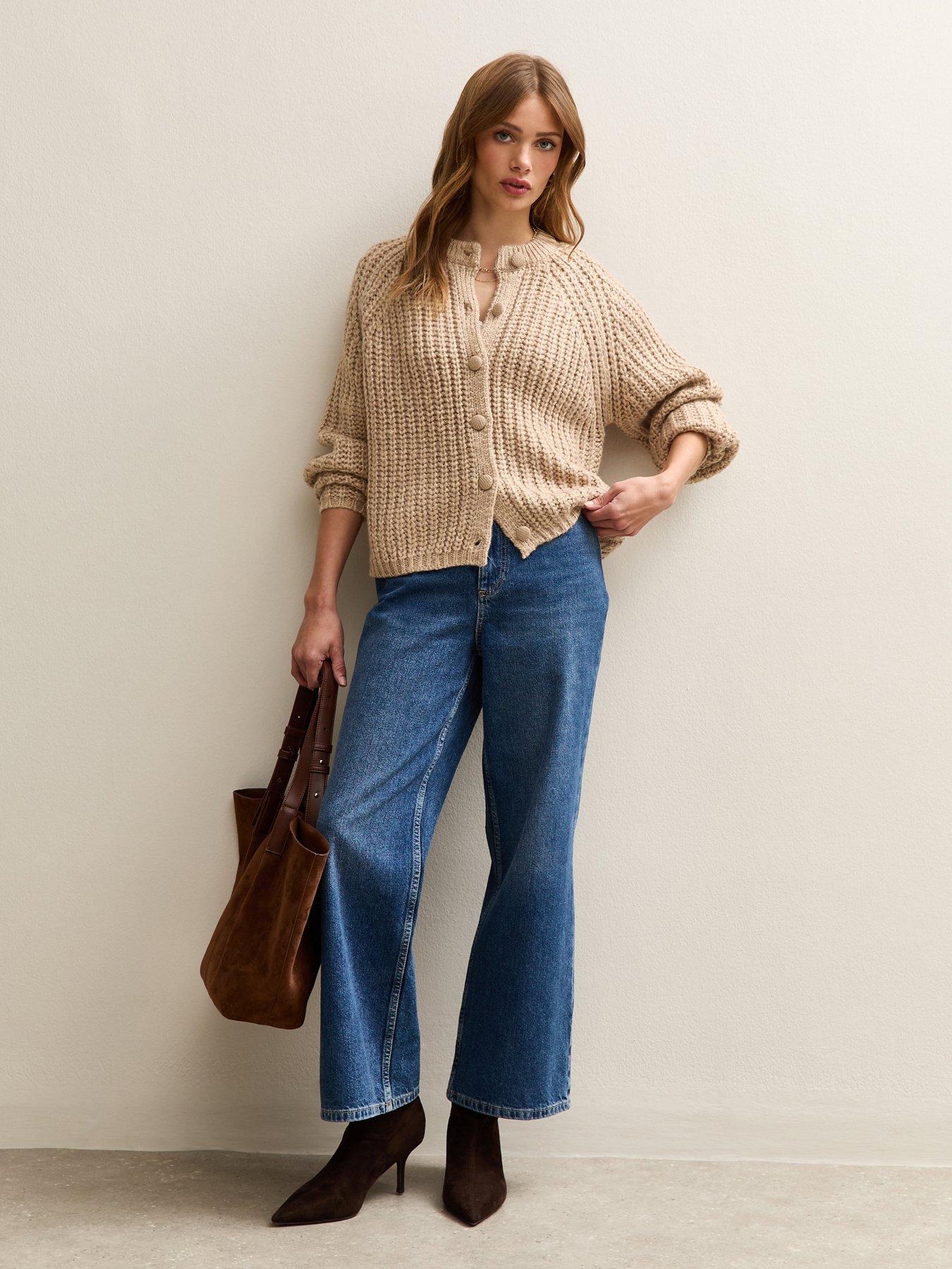 new-look-cream-shimmery-raglan-sleeve-cardiganback