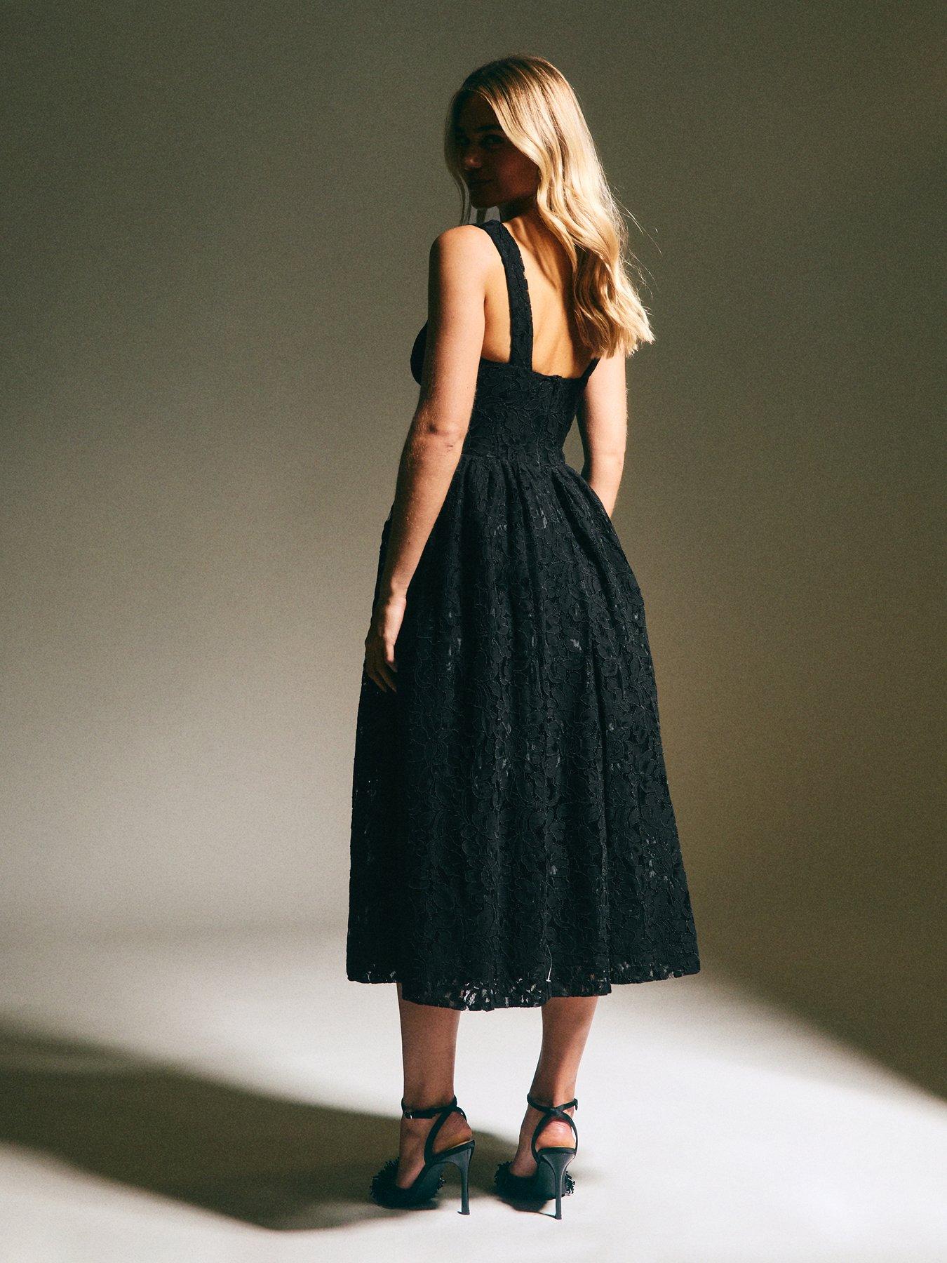 new-look-black-lace-corset-midi-dressstillFront