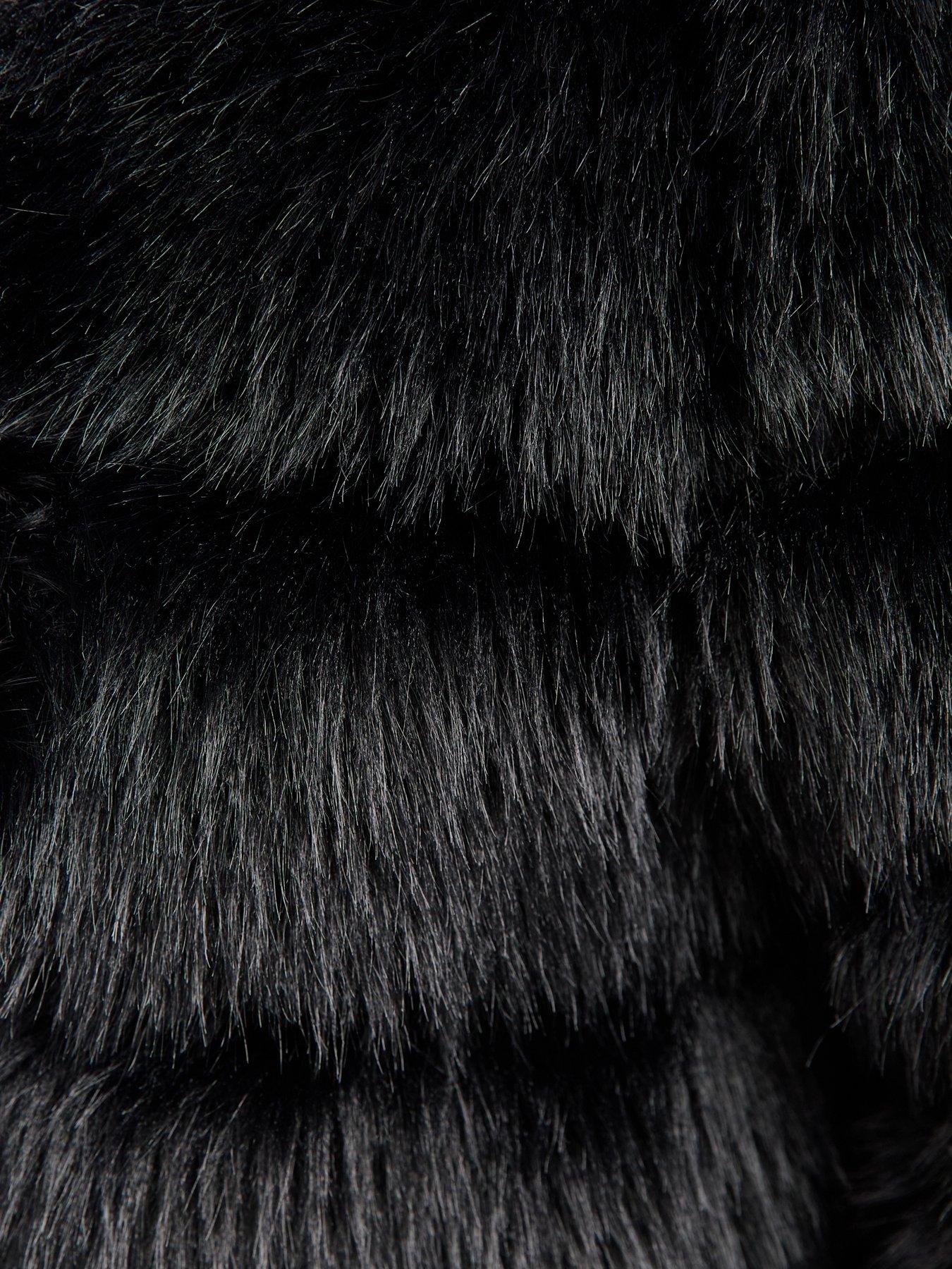 new-look-panelled-faux-fur-jacket-blackdetail