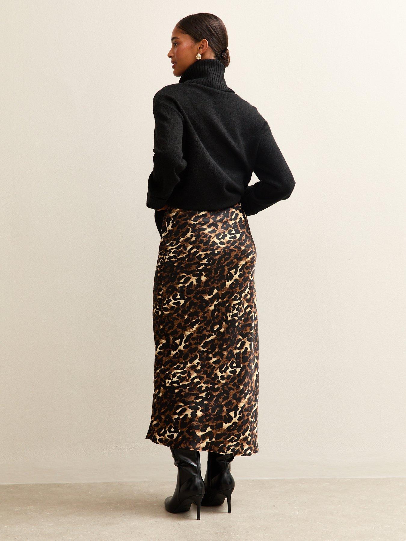new-look-brown-leopard-print-satin-midi-skirtstillFront