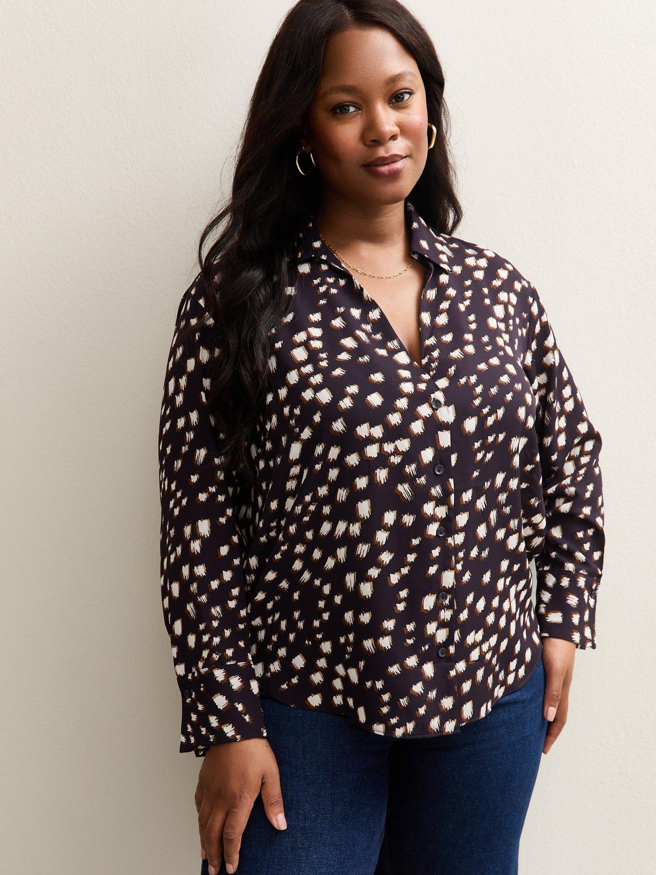 new-look-curves-dark-burgundy-abstract-print-shirt