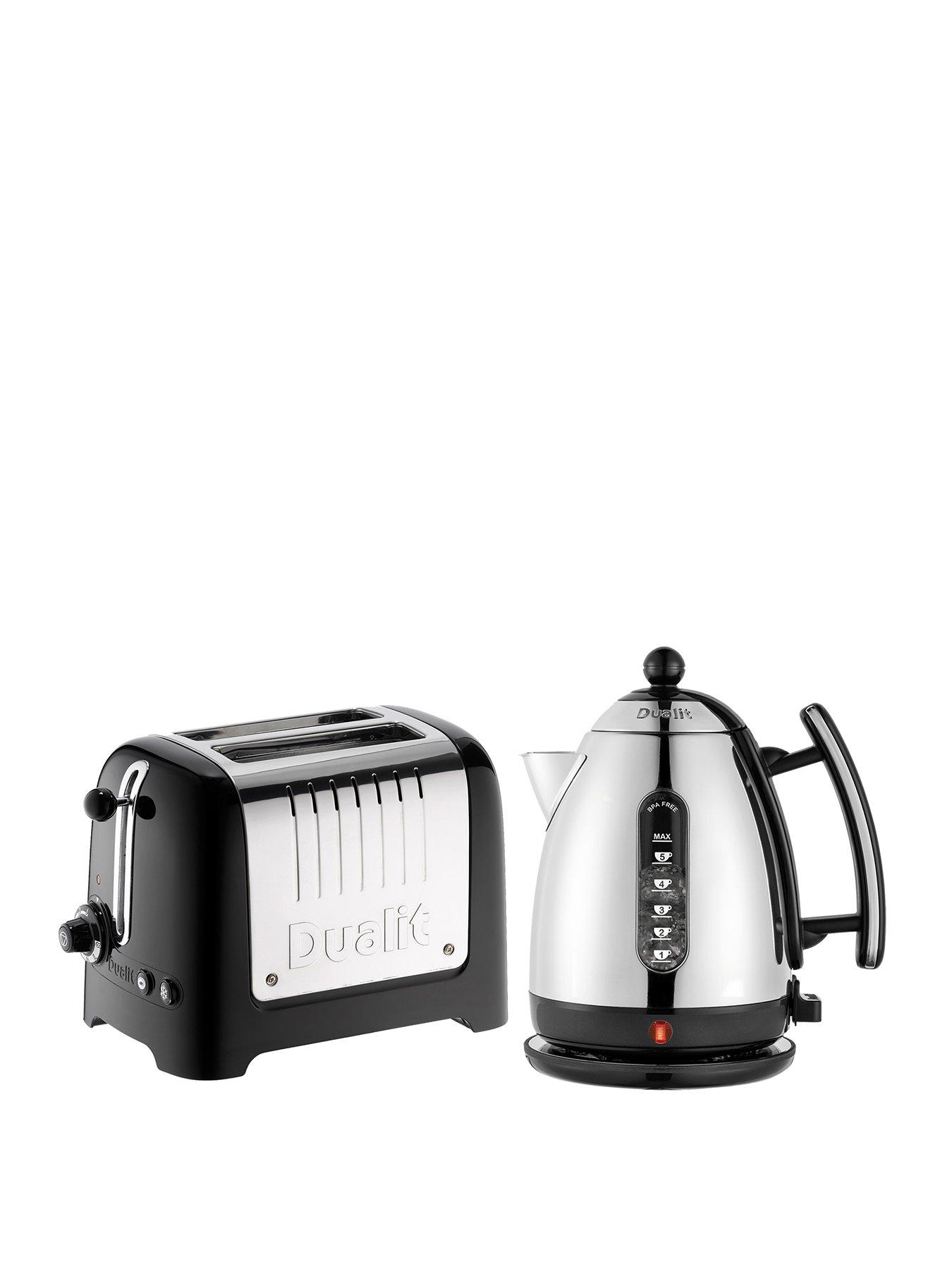 Dualit Dualit Lite Kettle  &  2 slot toaster Black Gloss