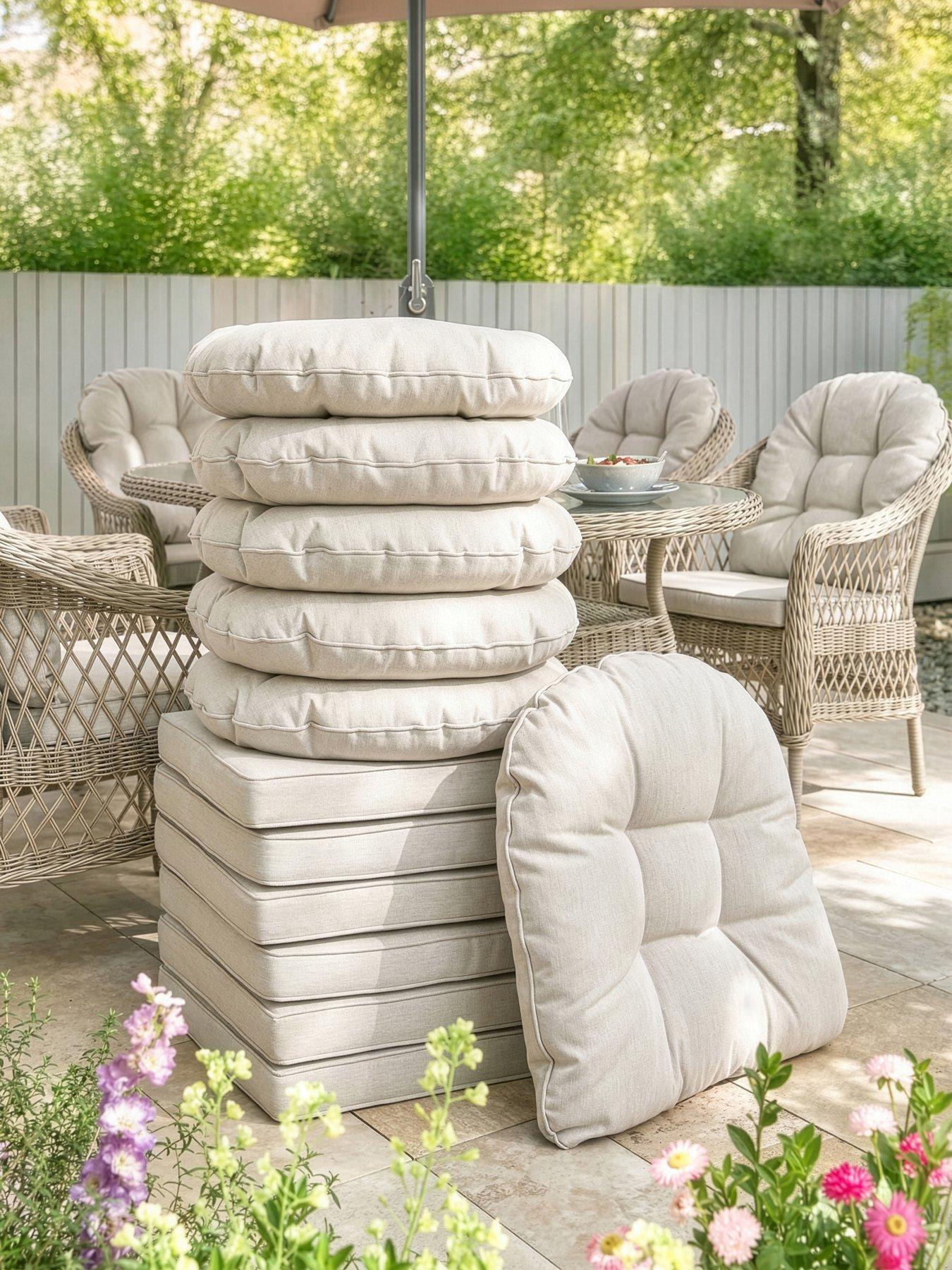 Image 1 of 5 of The Very Collection Venice 6 Seater Dining Replacement Cushion Set