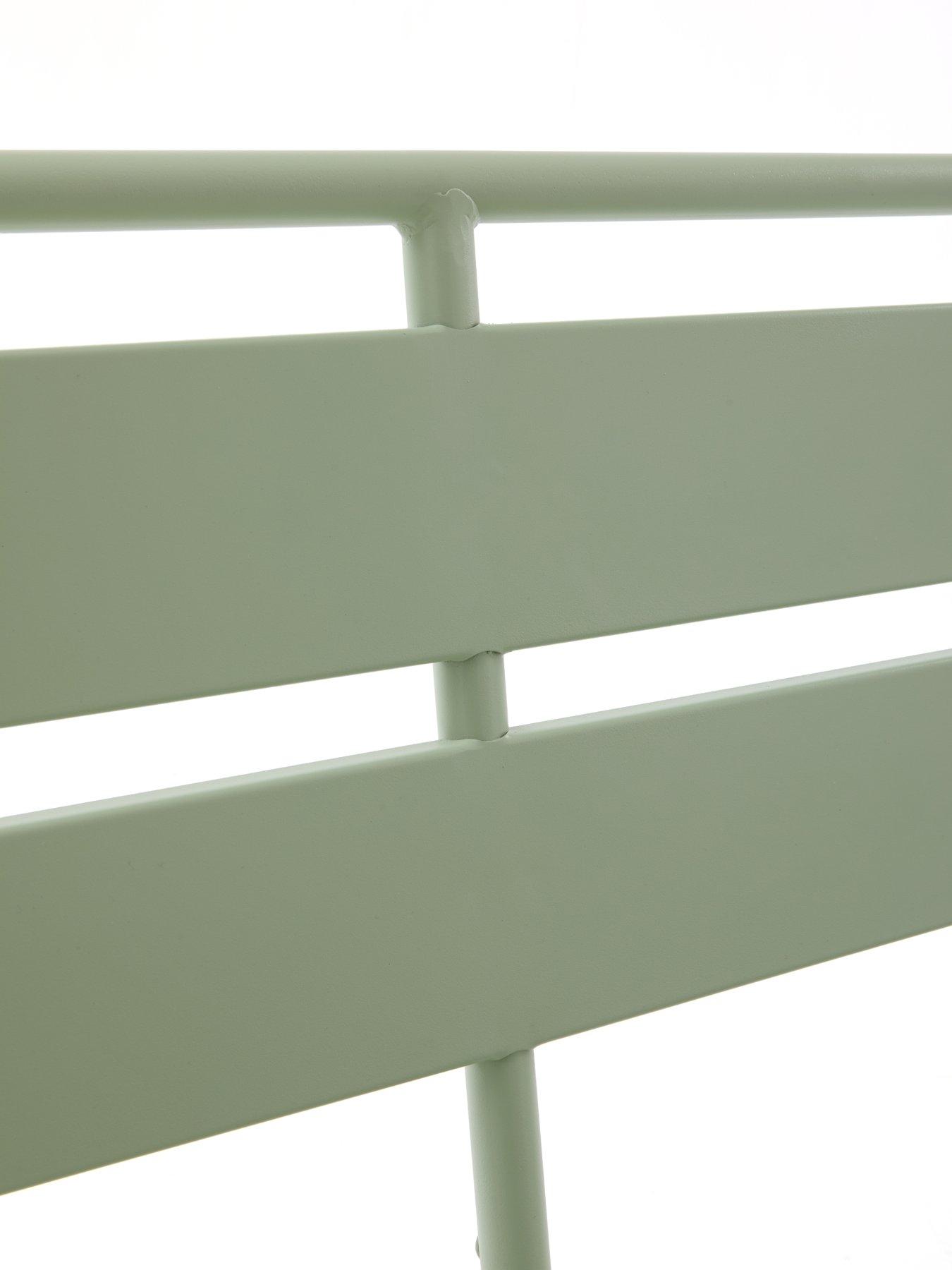 Image 5 of 7 of The Very Collection Metal Bench&nbsp;- Green