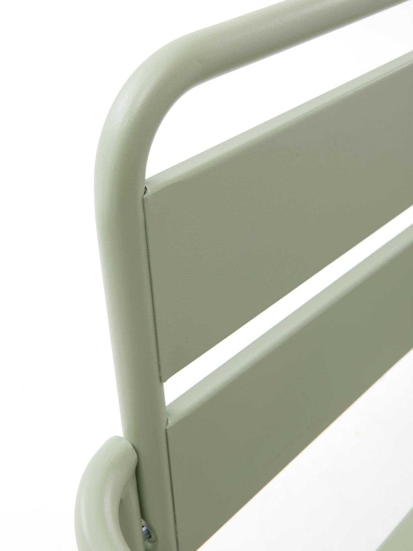 Image 6 of 7 of The Very Collection Metal Bench&nbsp;- Green