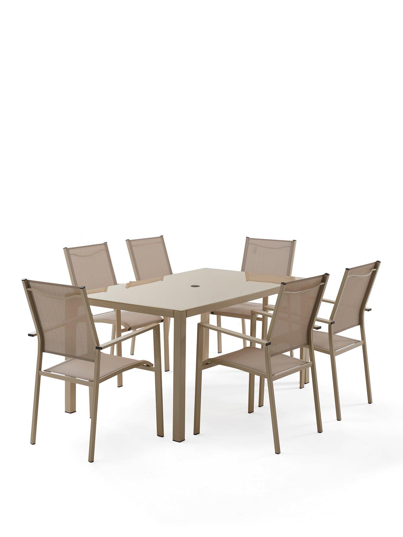 Image 2 of 6 of The Very Collection Palermo Textilene 6-Seater&nbsp;Dining Set