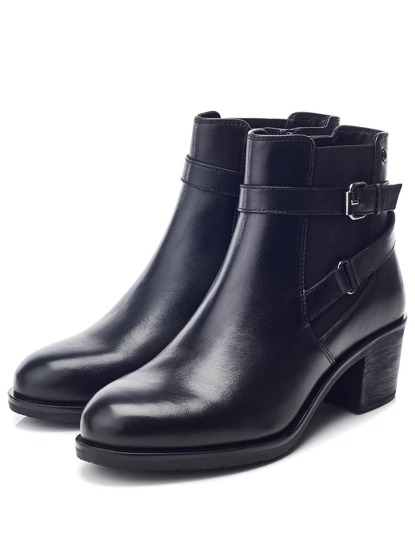 Image 2 of 4 of Moda In Pelle Libres Block Heel Chelsea Boot - Black