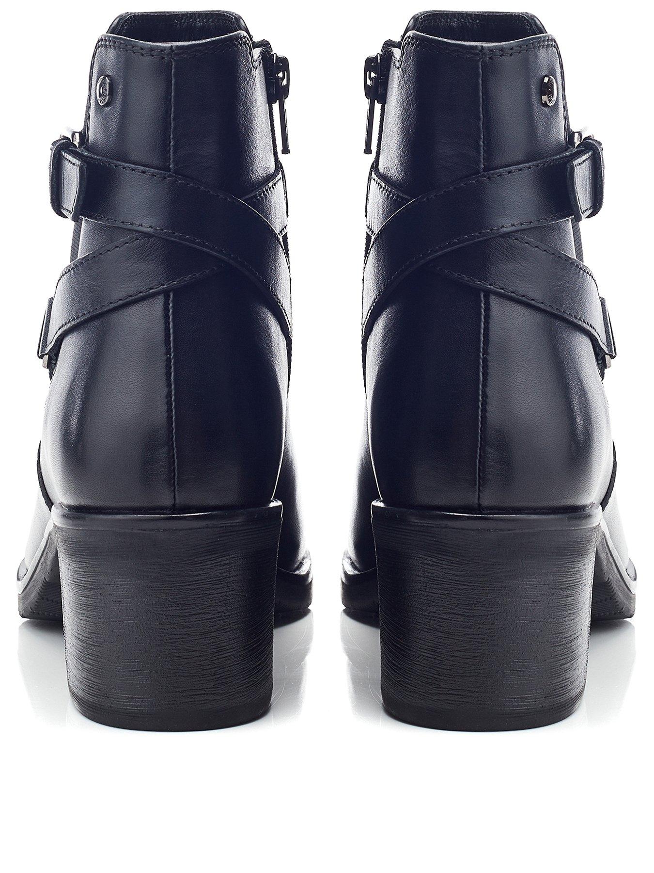 Image 3 of 4 of Moda In Pelle Libres Block Heel Chelsea Boot - Black