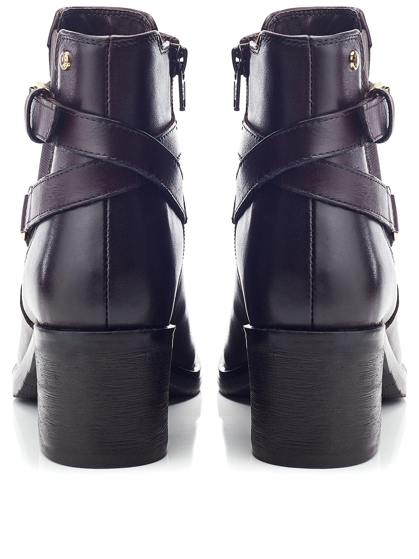 Image 3 of 4 of Moda In Pelle Libres Block Heel Chelsea Boot - Dark Brown