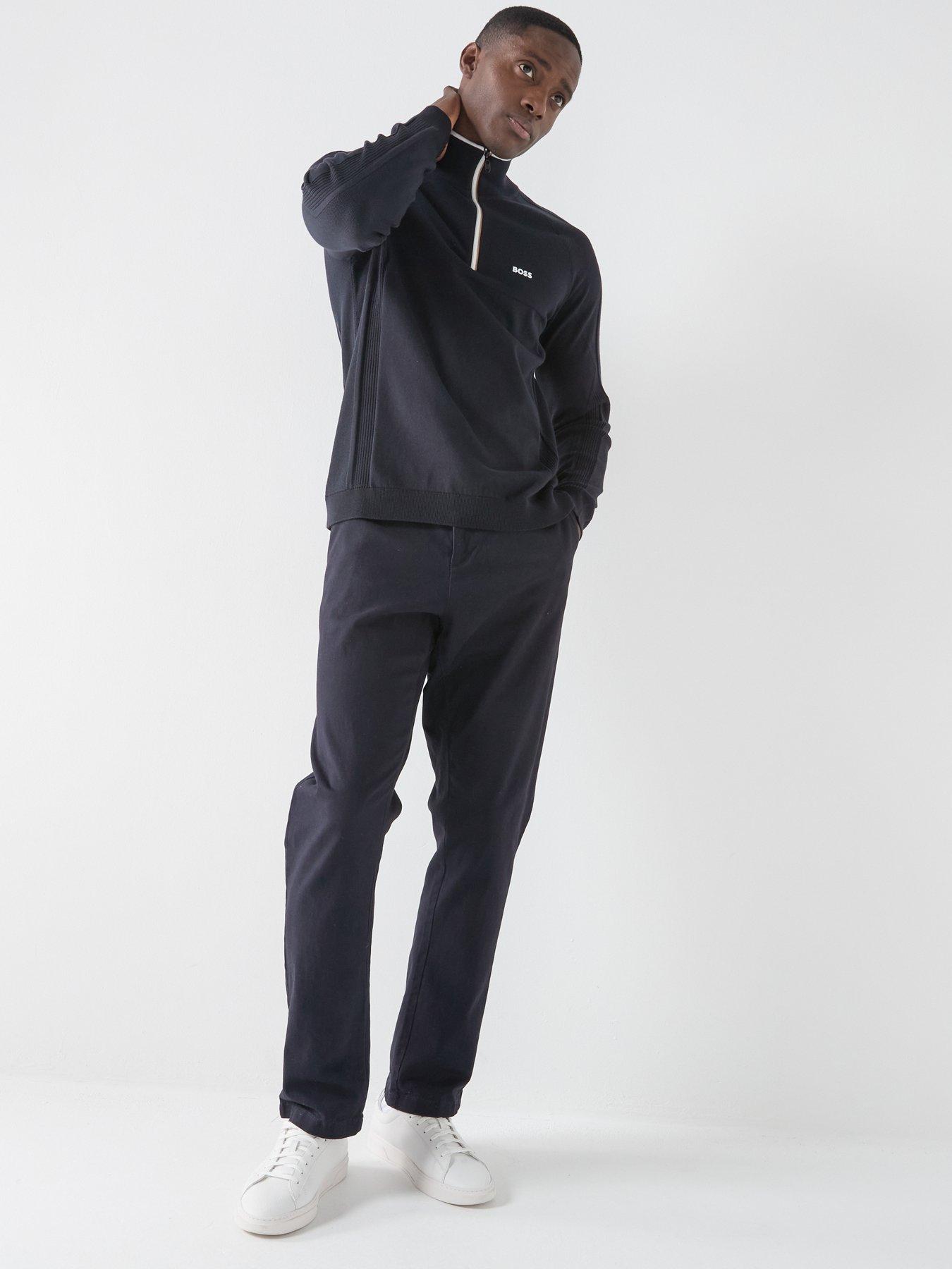 Image 6 of 6 of BOSS Mens Golf Hydro Quarter Zip - Navy