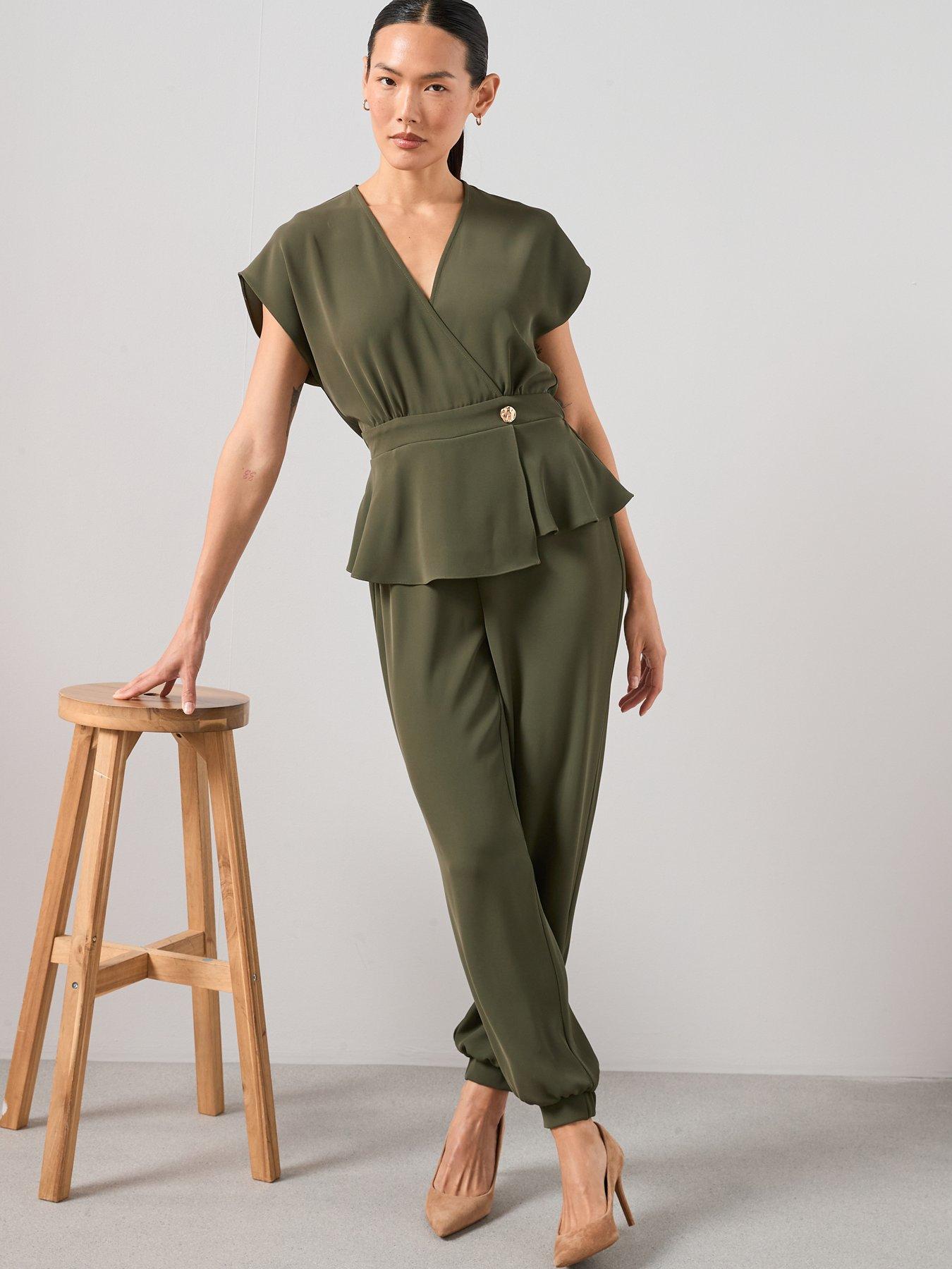 the-very-collection-wrap-belted-jumpsuit-green