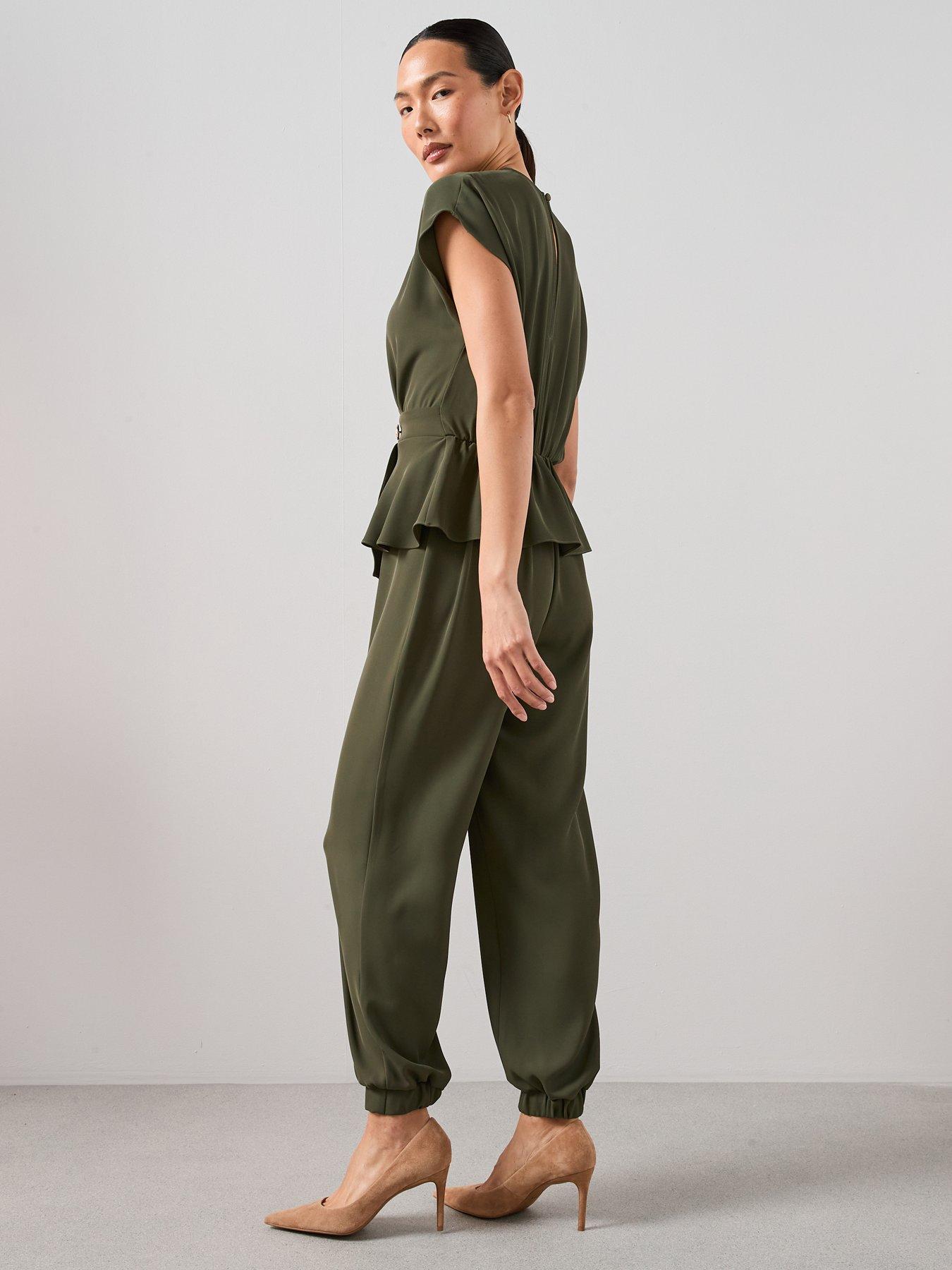 the-very-collection-wrap-belted-jumpsuit-greenstillFront