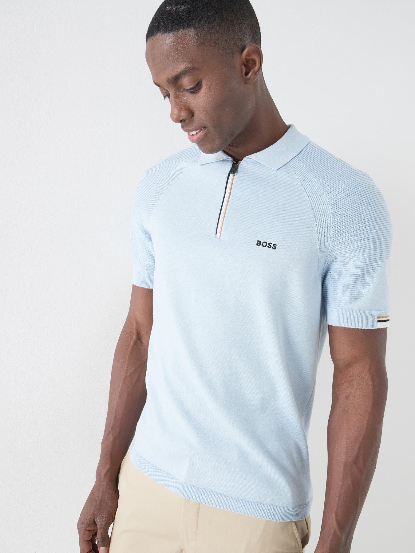 boss-mens-golf-perform-knitted-polo-shirt-bluefront