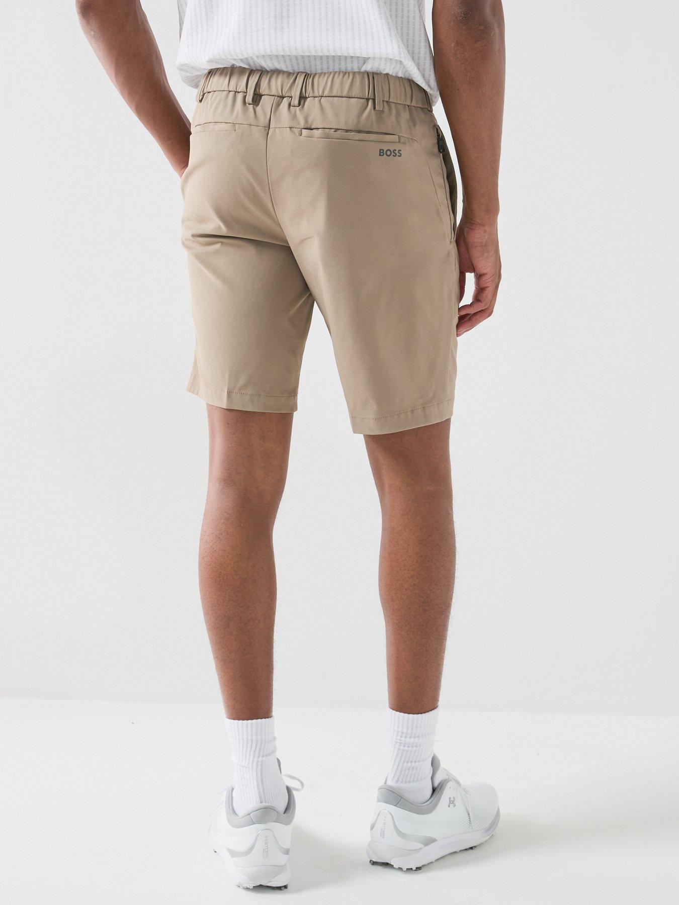 Image 2 of 4 of BOSS Mens Golf Phoenix Pro Shorts - Beige