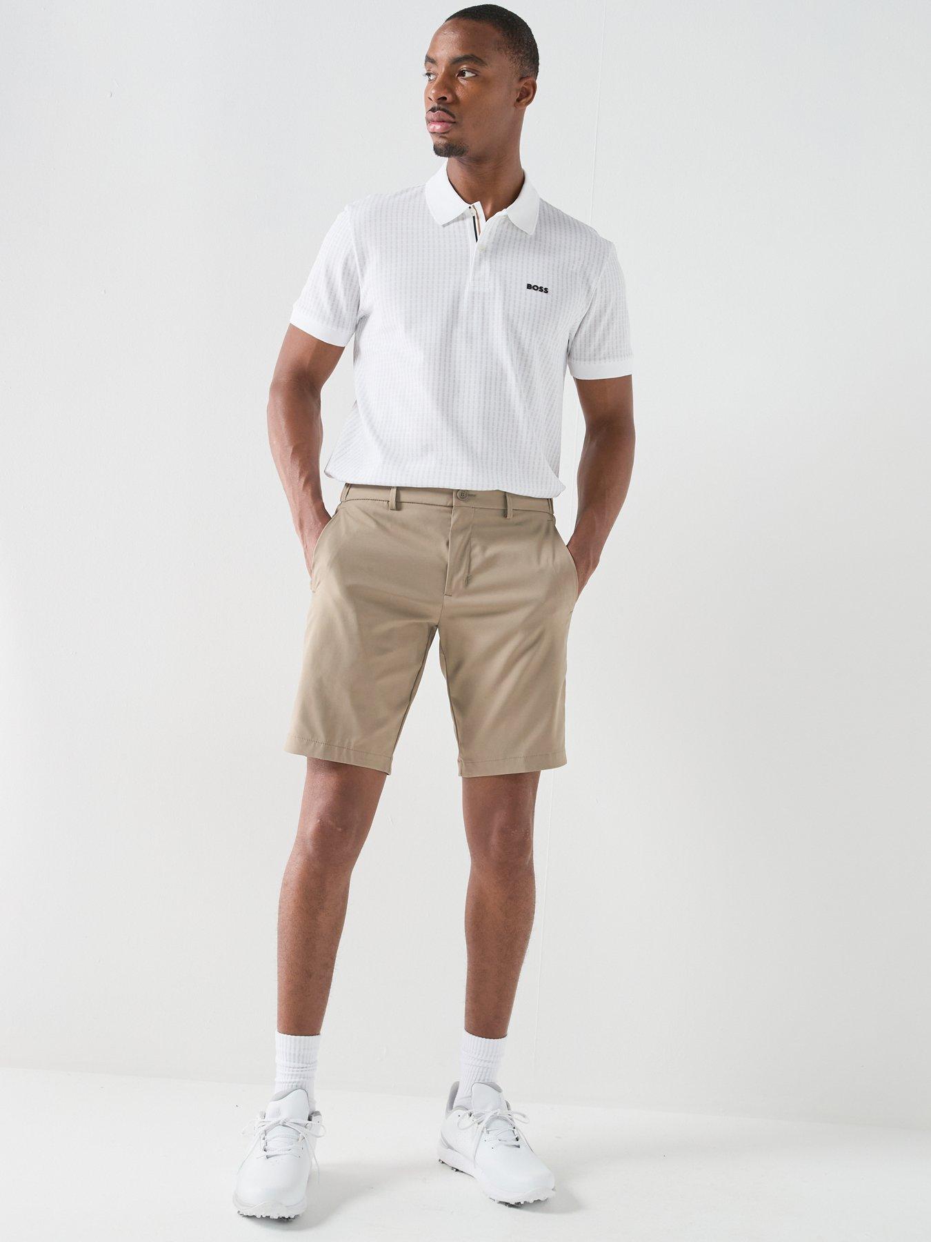 Image 3 of 4 of BOSS Mens Golf Phoenix Pro Shorts - Beige