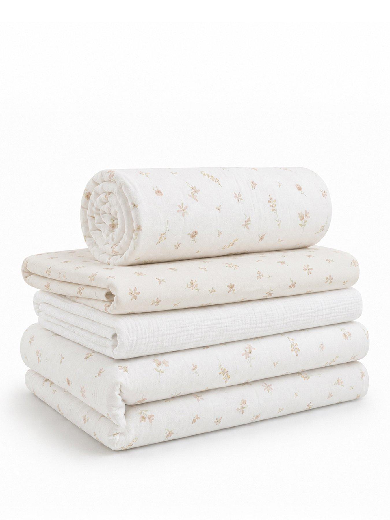 Image 2 of 7 of CuddleCo 4pc Cot Bed Bedding Set - Cashmere Meadow