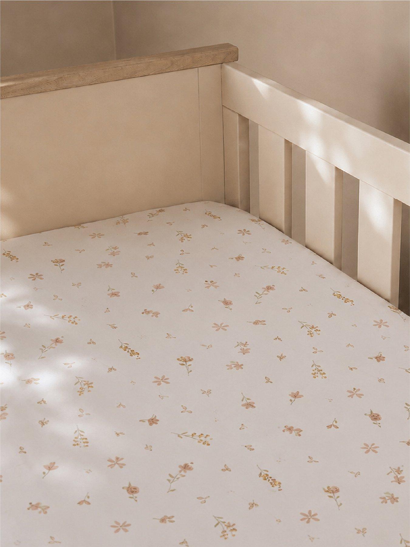 Image 3 of 7 of CuddleCo 4pc Cot Bed Bedding Set - Cashmere Meadow