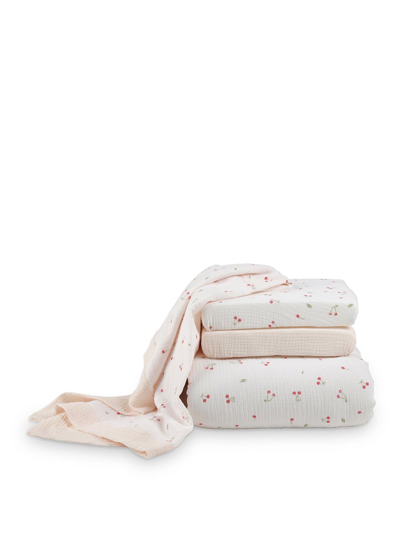 cuddleco-4pc-cot-bed-bedding-set-ditsy-cherrystillFront