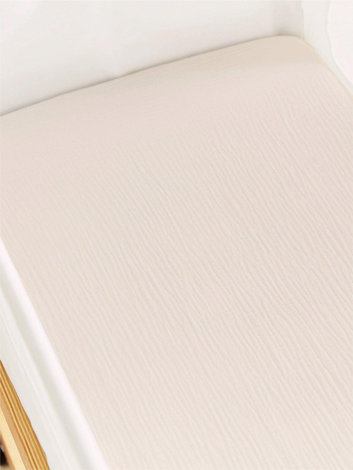 Image 4 of 7 of CuddleCo Universal Crib/ Co Sleeper Bedding set - Ditsy Cherry