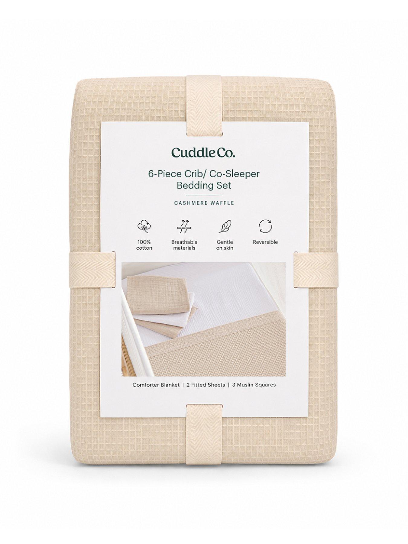 Image 7 of 7 of CuddleCo Universal Crib/ Co Sleeper Bedding set - Cashmere Waffle