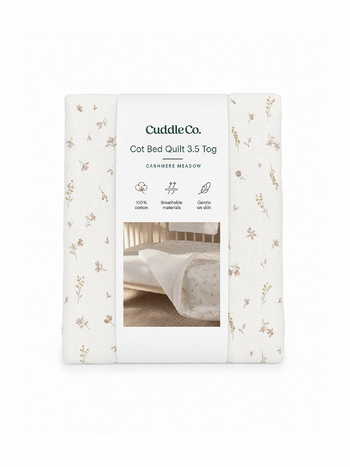 Image 6 of 7 of CuddleCo Cot Bed Quilt - Cashmere Meadow