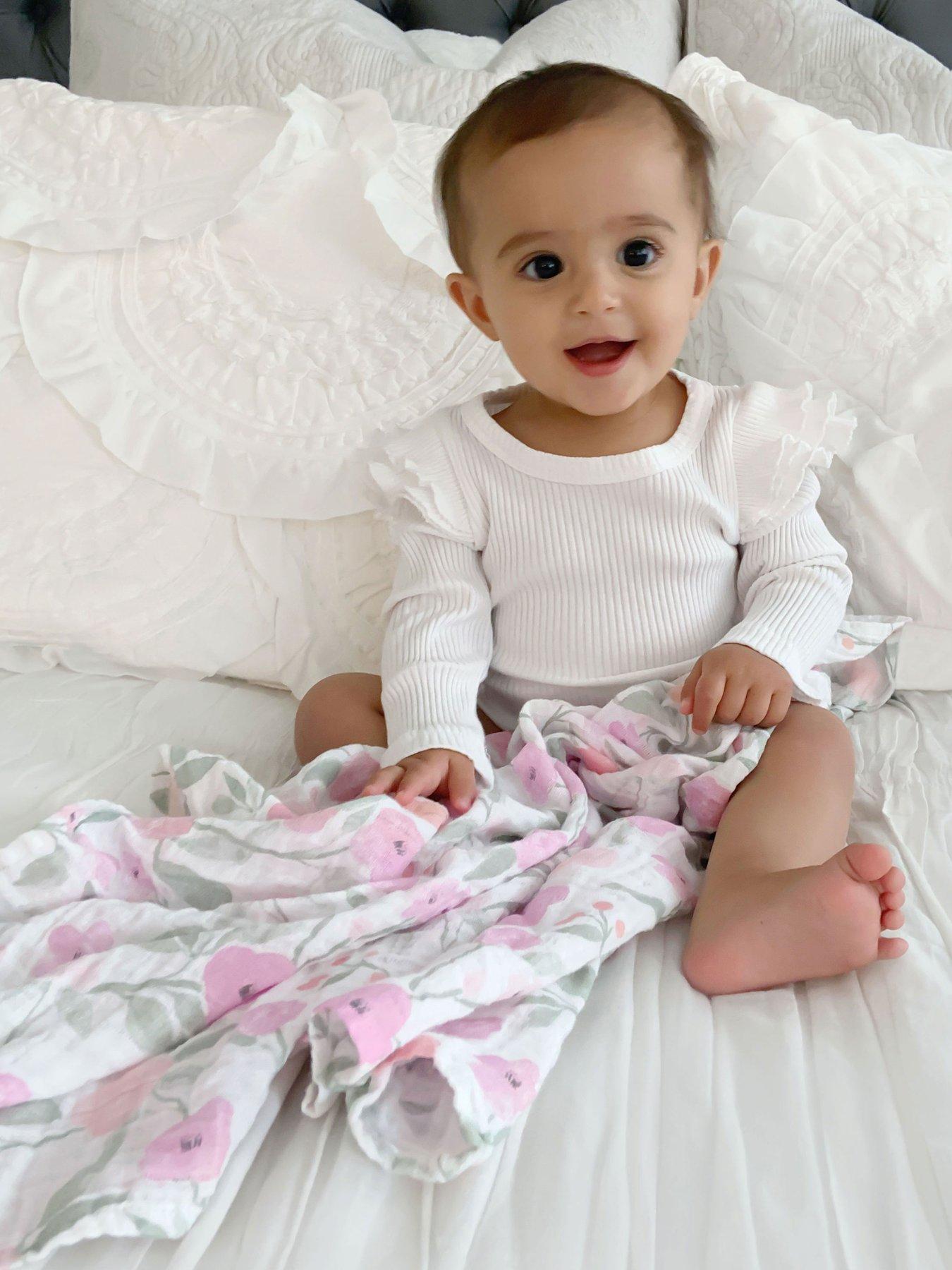 Image 1 of 6 of aden + anais Ma Fleur - Large Swaddles 2 Pack Cotton Muslin