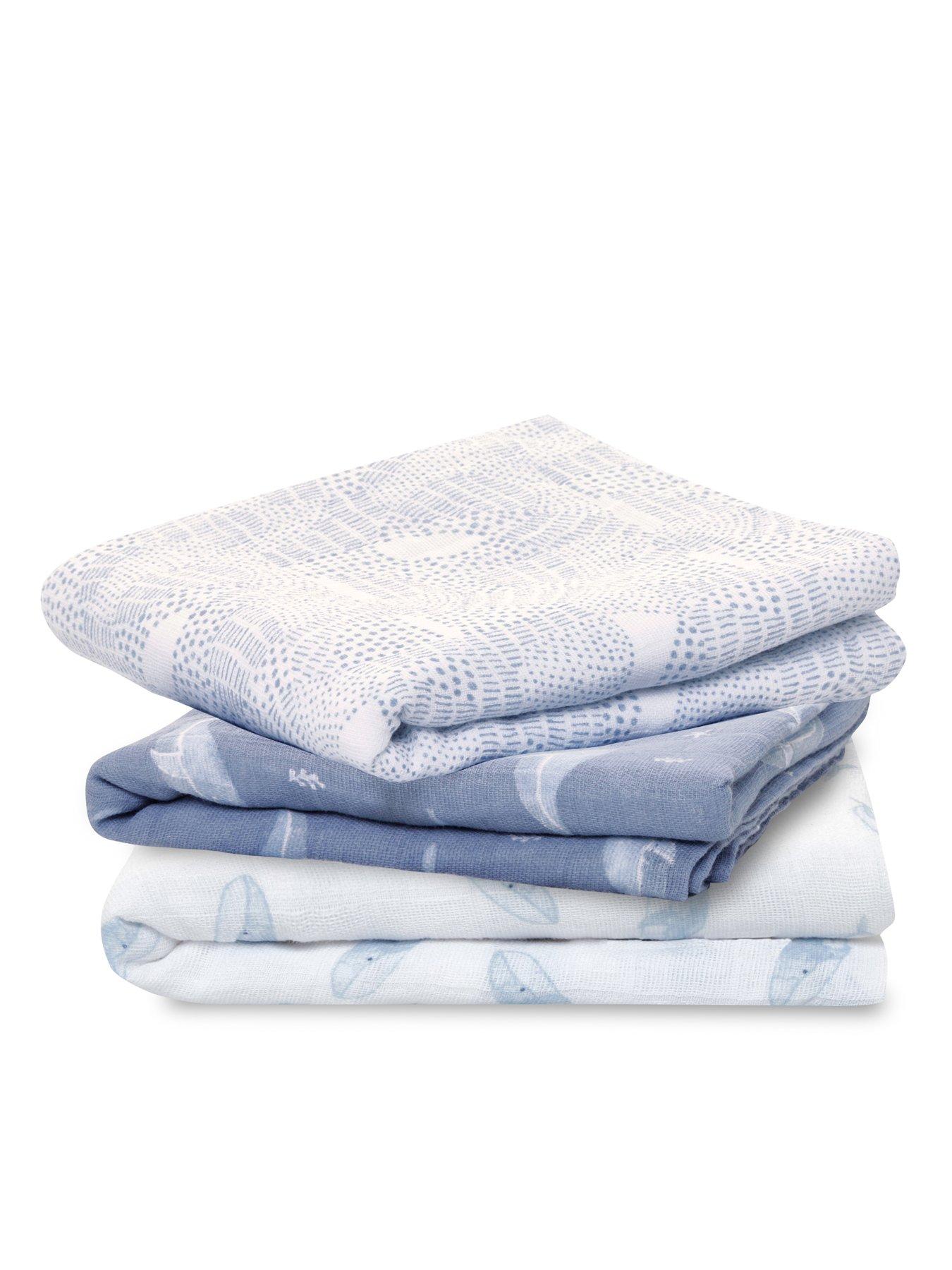 Image 3 of 5 of aden + anais Oceanic - 3 Pack Cotton Muslin Squares