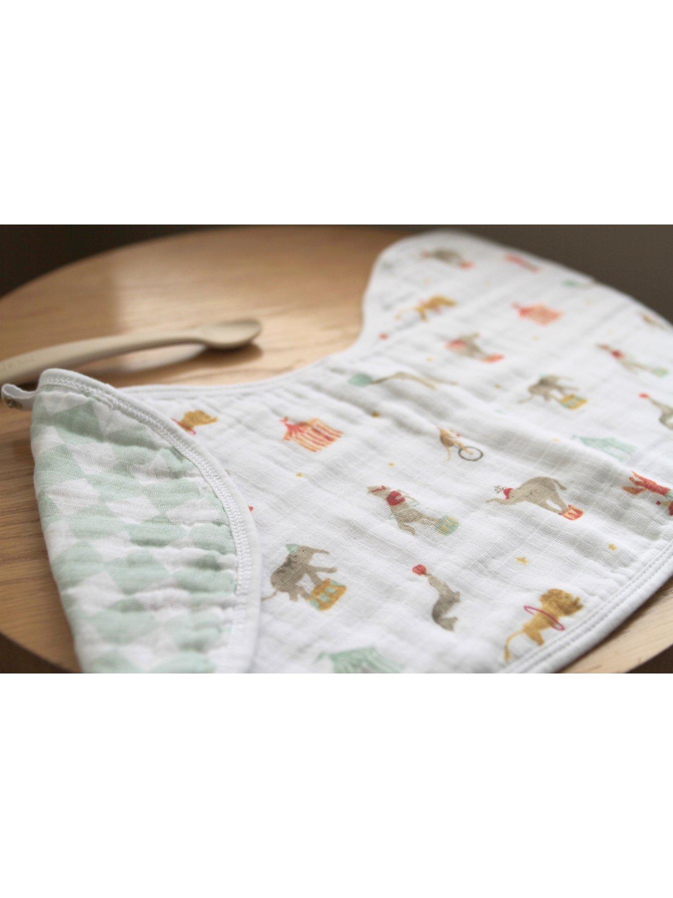 Image 5 of 6 of aden + anais Essentials 2-Pack Cotton Muslin Security Blankets - Blushing Bunnies