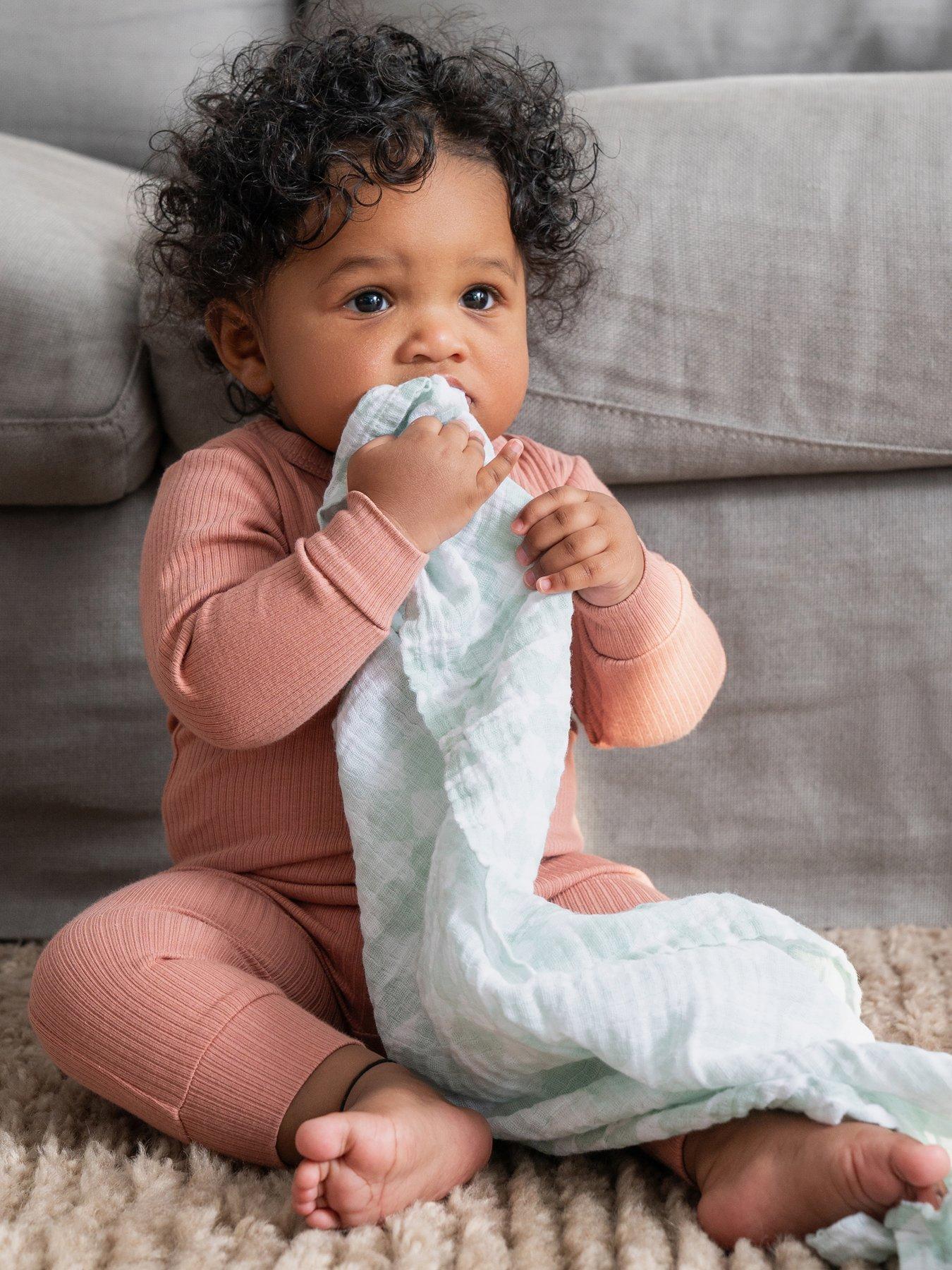 Image 1 of 4 of aden + anais Essential 5 Pack Cotton Muslin Squares - Elephant Circus
