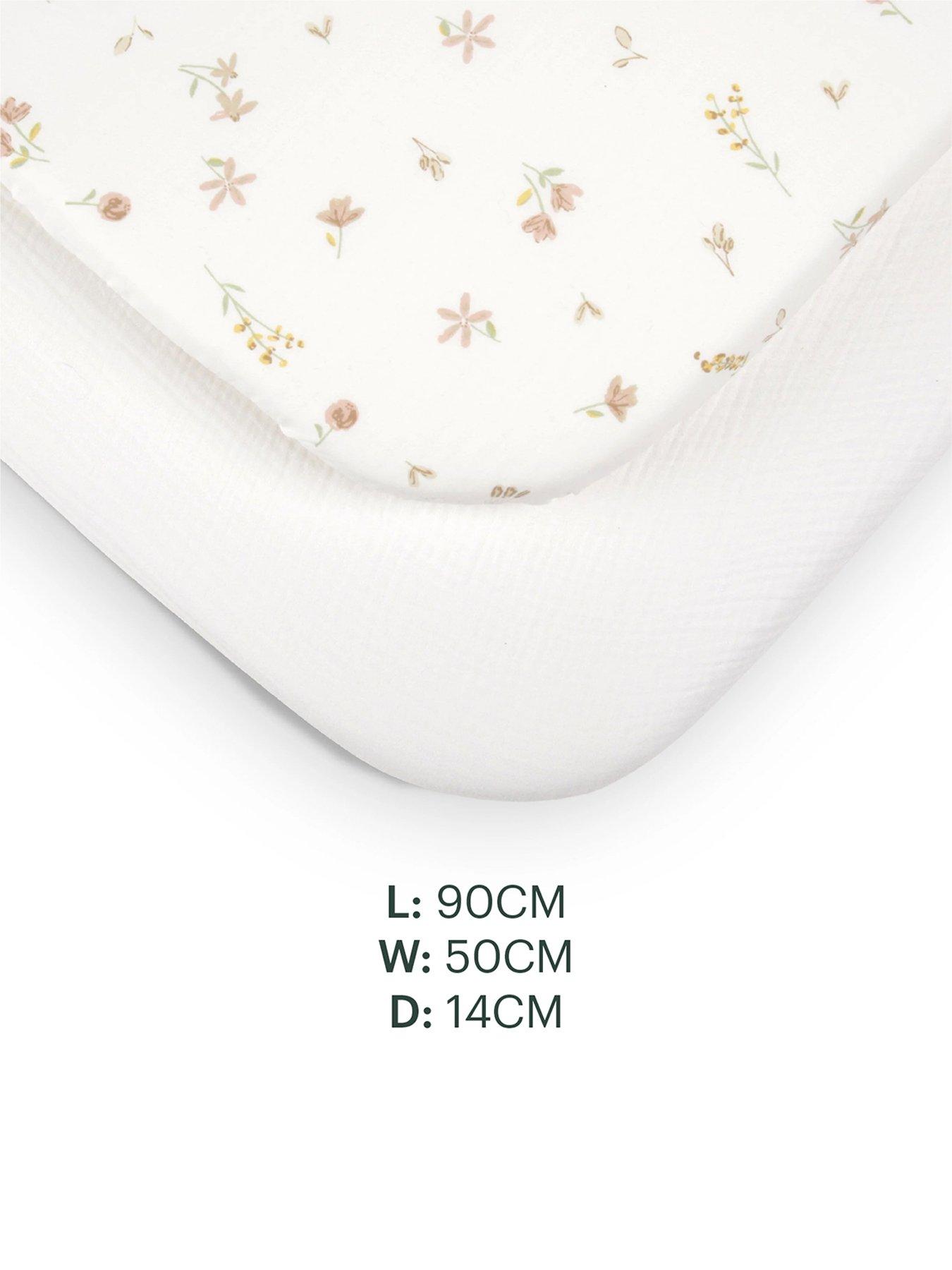 Image 4 of 4 of CuddleCo Universal Crib/ Co Sleeper Sheets 2pk - Cashmere Meadow