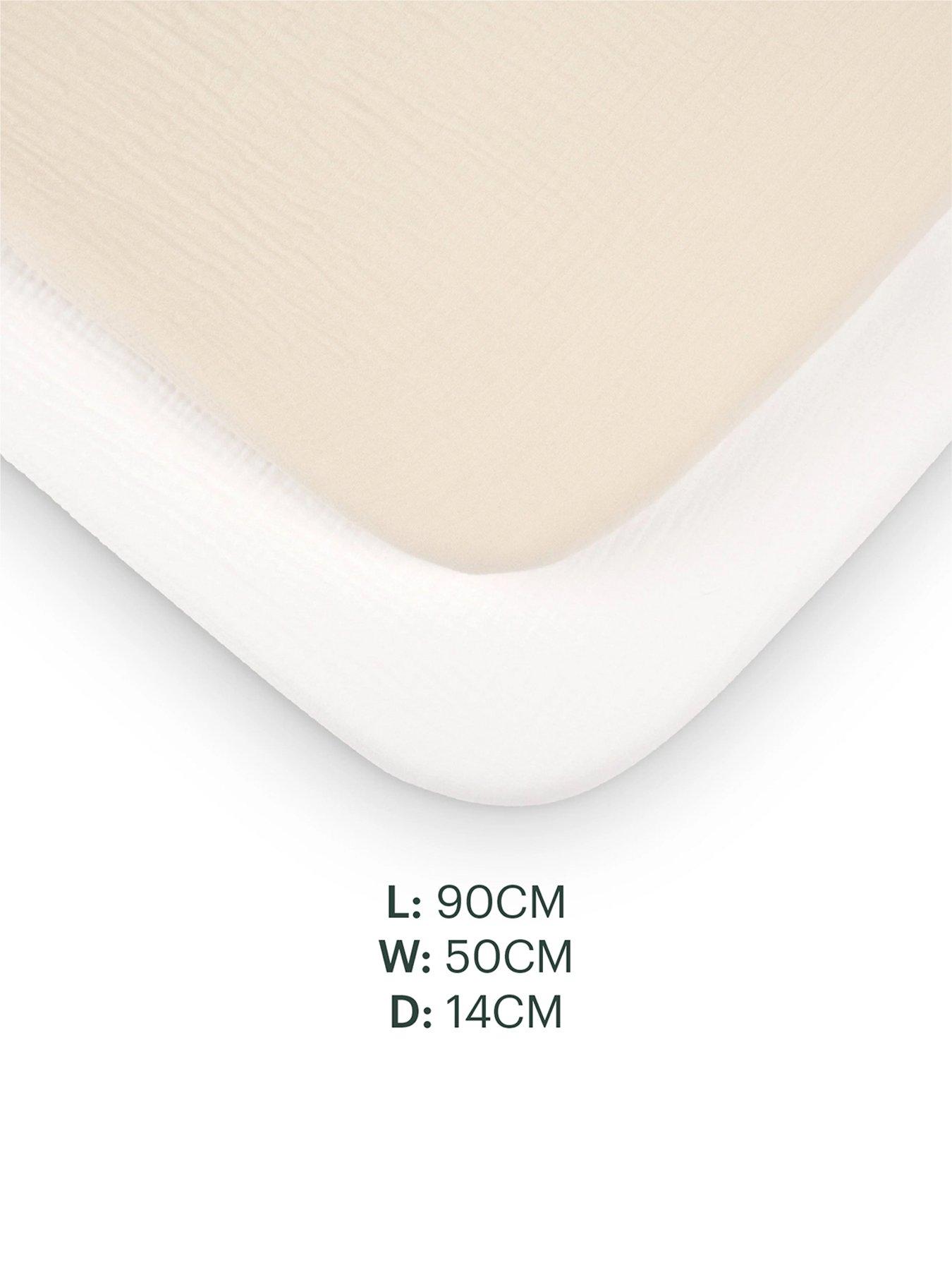 Image 4 of 4 of CuddleCo Universal Crib/ Co Sleeper Sheets 2pk - Cashmere Waffle